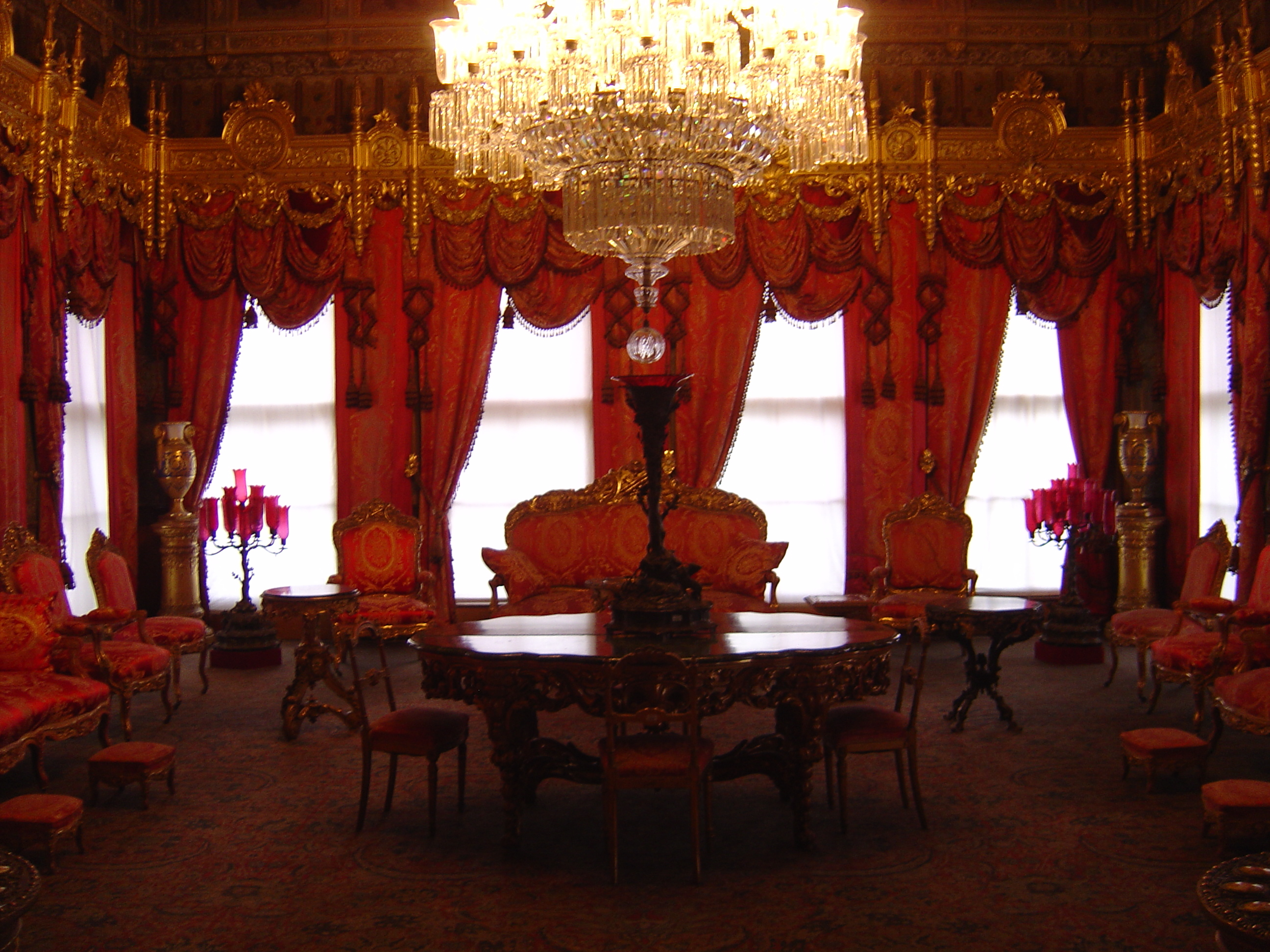 รูปถ่าย ตุรกี(Turkey) อิสตันบูล(Istanbul) พระราชวังโดลมาบาห์เช(Dolmabahce Palace) 2004-12 77