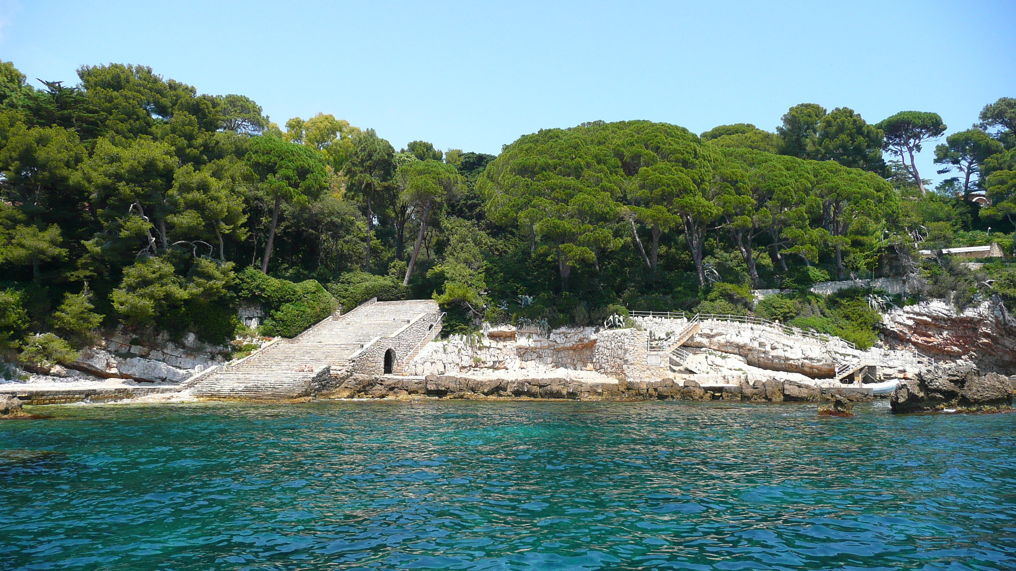 รูปถ่าย ฝรั่งเศส(France) แหลมอ็องตีบ(Cap d'Antibes) อ่าวลาร์ฌ็องโฟ(Anse de l'Argent Faux) 2007-07 34