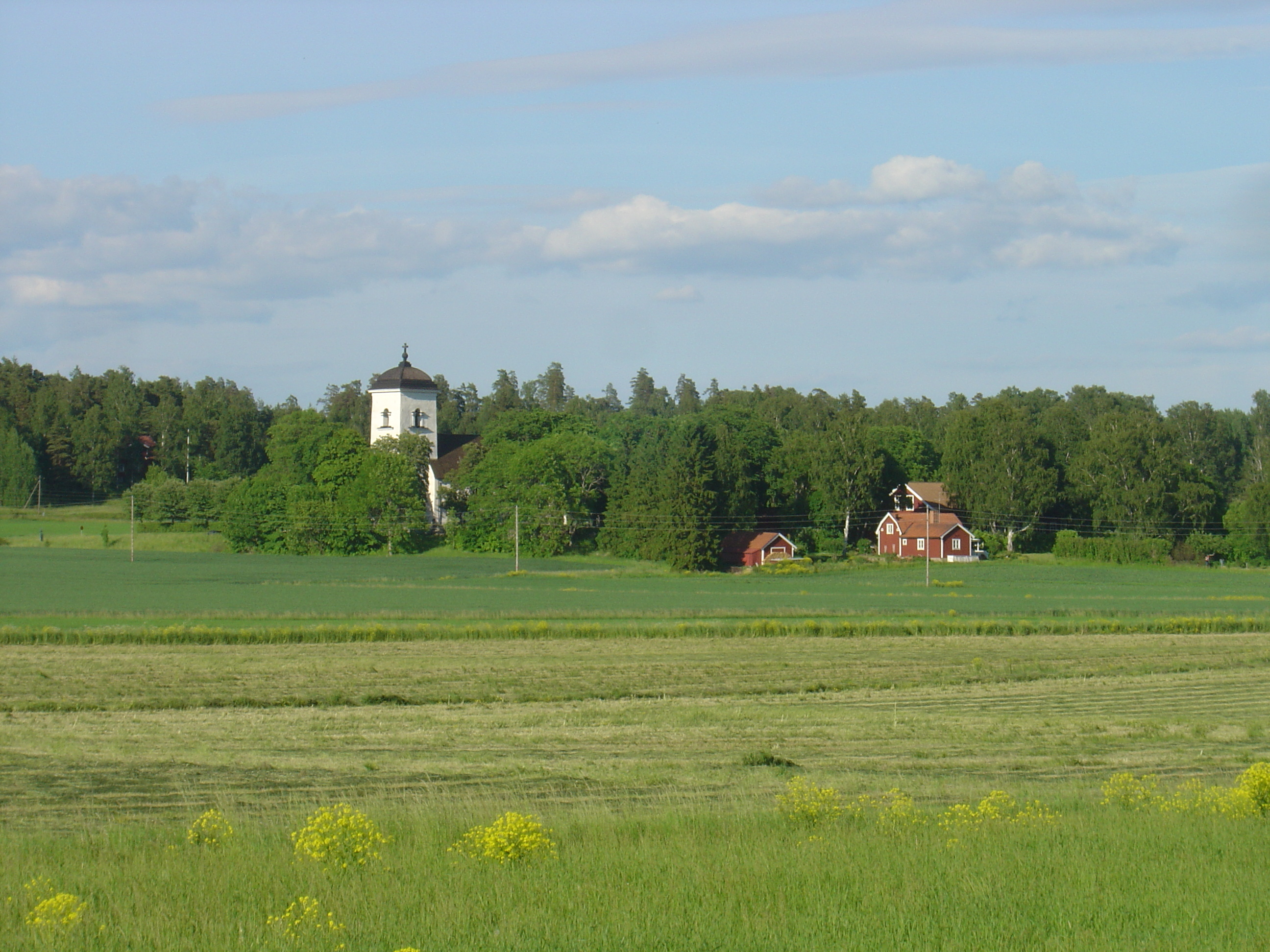รูปถ่าย สวีเดน(Sweden) ถนนจากซิกทูนาไปอุปซอลา(Sigtuna to Uppsala road) 2005-06 16