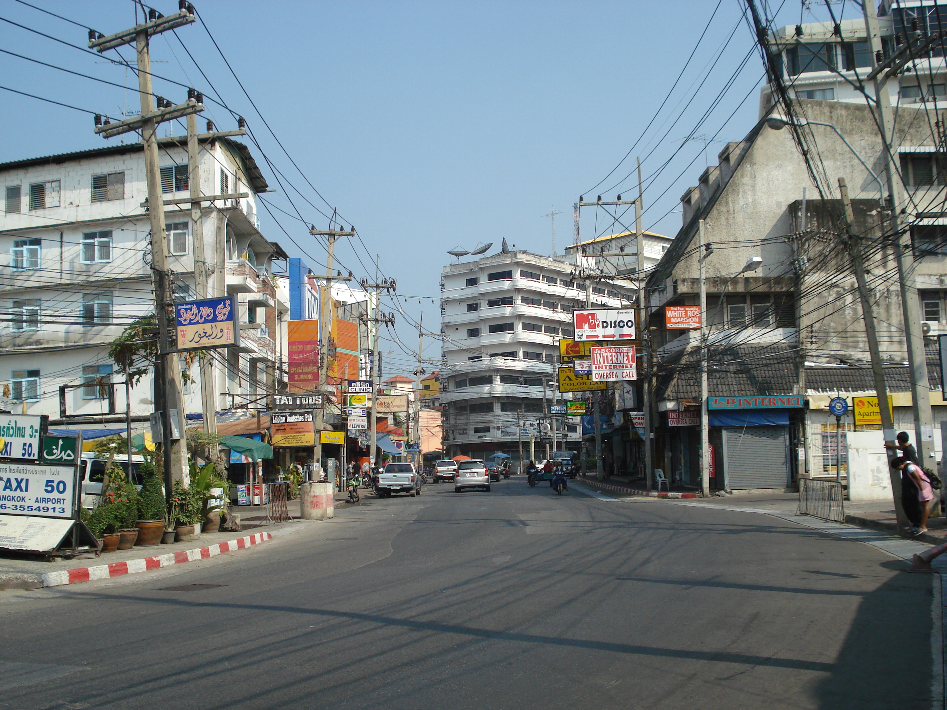 รูปถ่าย ไทย(Thailand) พัทยา(Pattaya) ถนนพัทยาสาย 2(Pattaya 2nd road) 2008-01 126