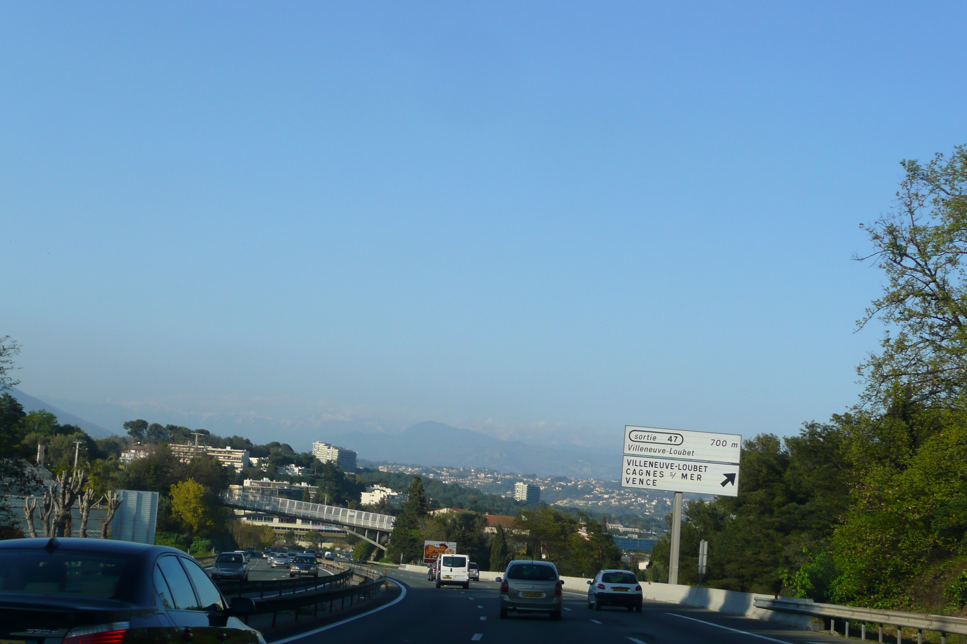 รูปถ่าย ฝรั่งเศส(France) เฟรนช์ริวิเอรา(French Riviera) ถนนจากคานส์ไปกาญ(Cannes to Cagnes road) 2008-03 7