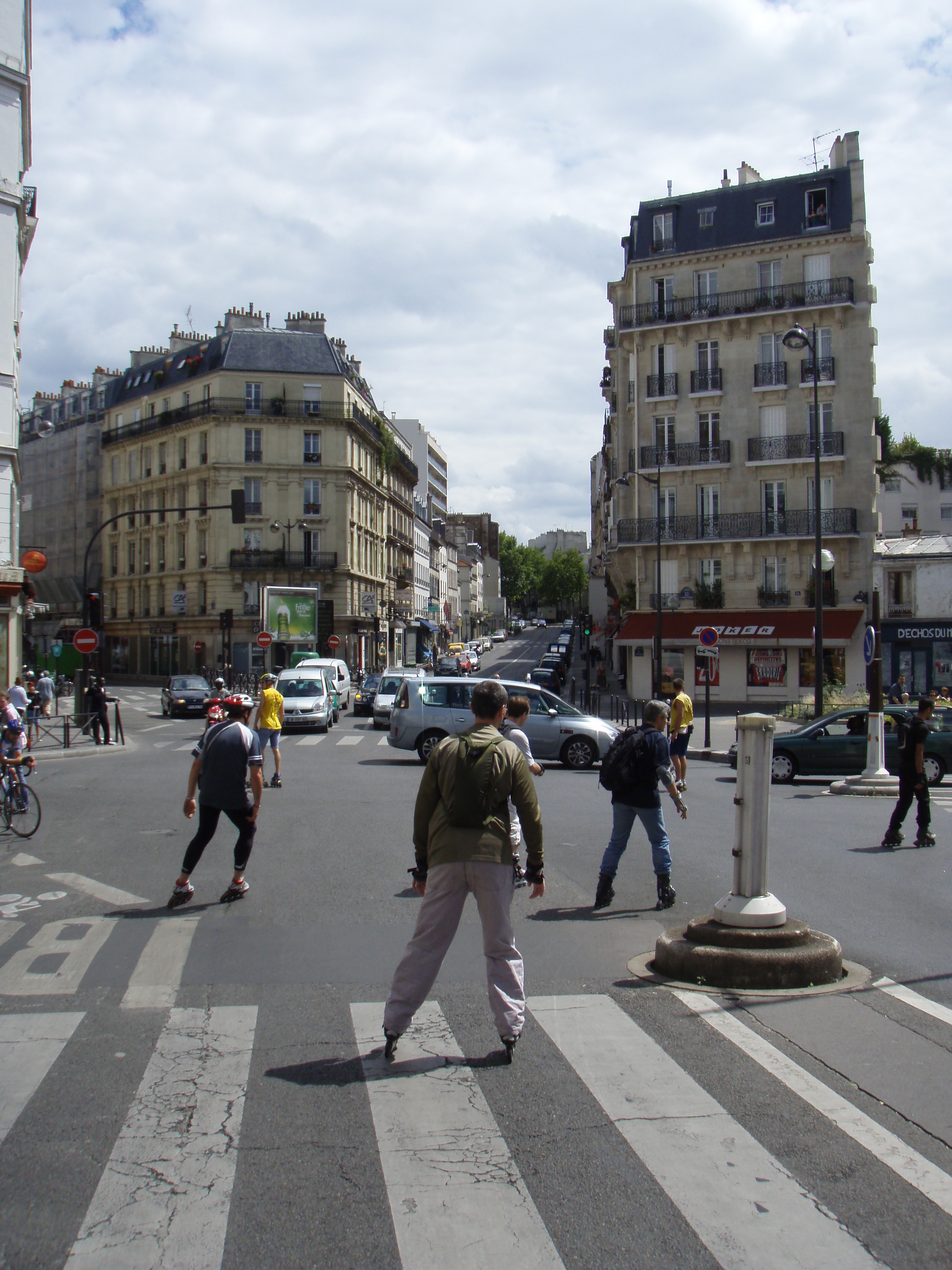 รูปถ่าย ฝรั่งเศส(France) ปารีส(Paris) เล่นสเก็ตในปารีส(Randonnee Roller et Coquillages) 2007-07 29