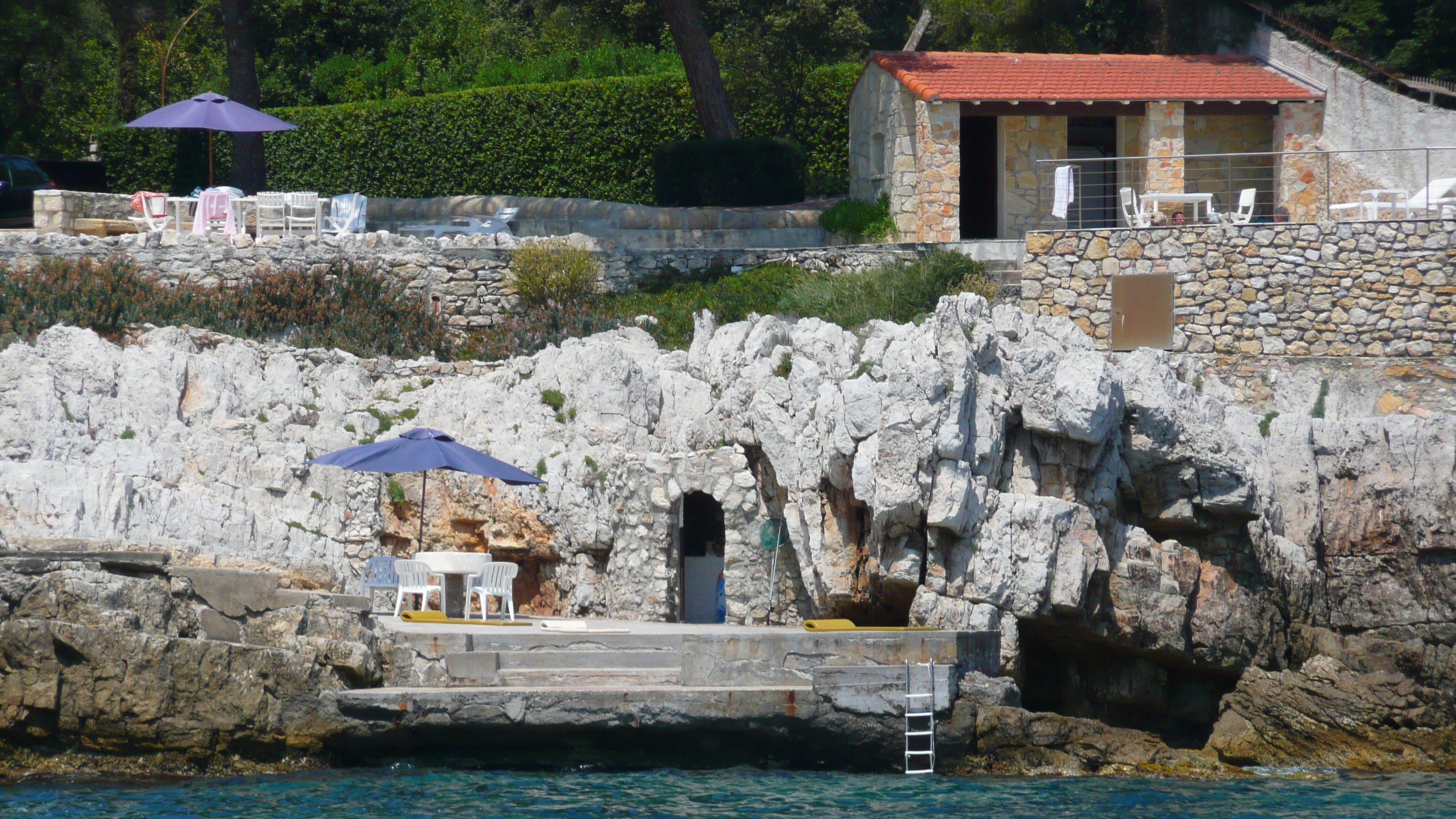 รูปถ่าย ฝรั่งเศส(France) แหลมอ็องตีบ(Cap d'Antibes) อ่าวลาร์ฌ็องโฟ(Anse de l'Argent Faux) 2007-07 62