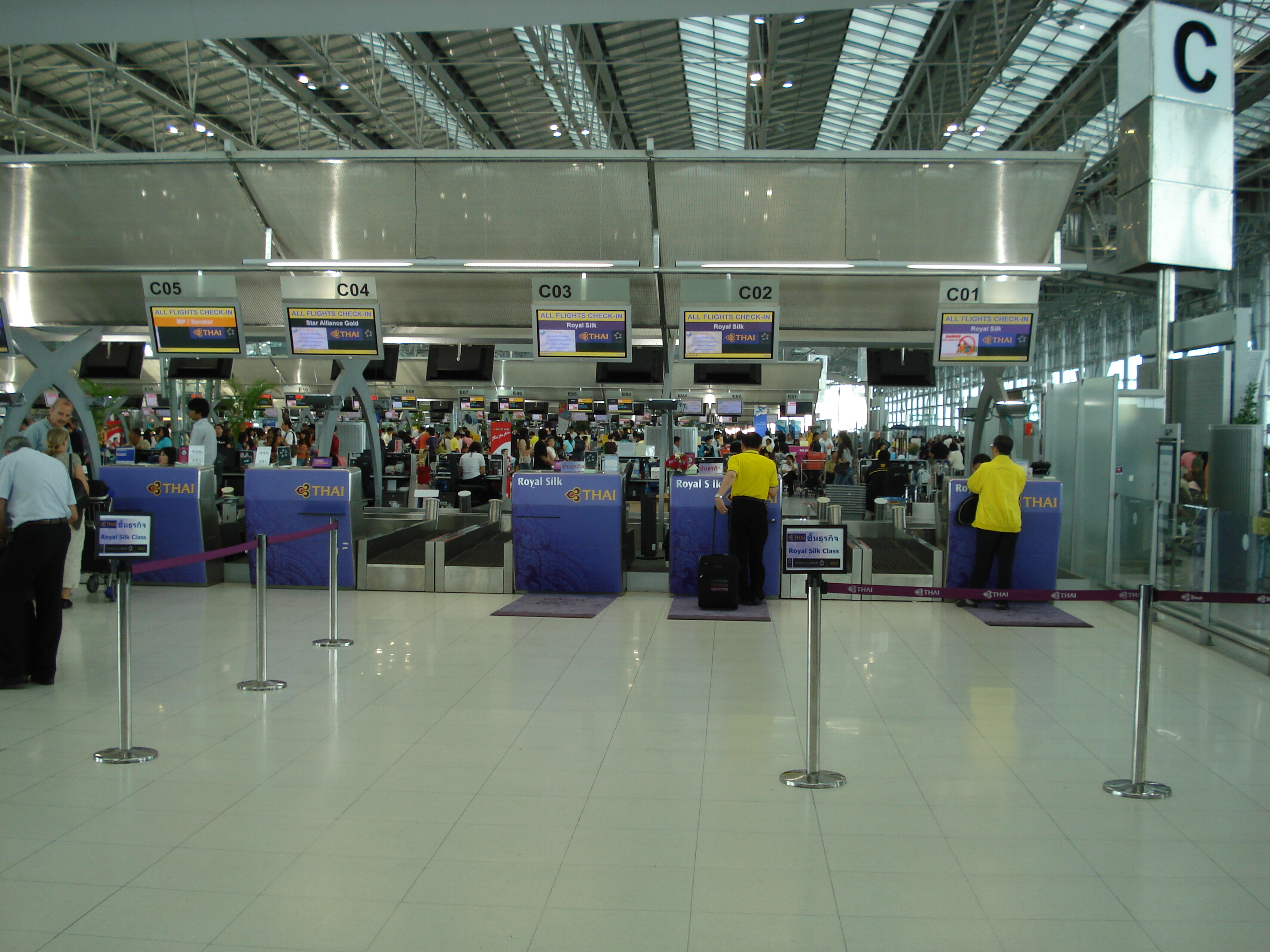 รูปถ่าย ไทย(Thailand) กรุงเทพมหานคร(Bangkok) ท่าอากาศยานสุวรรณภูมิ(Suvarnabhumi Airport) 2007-02 59