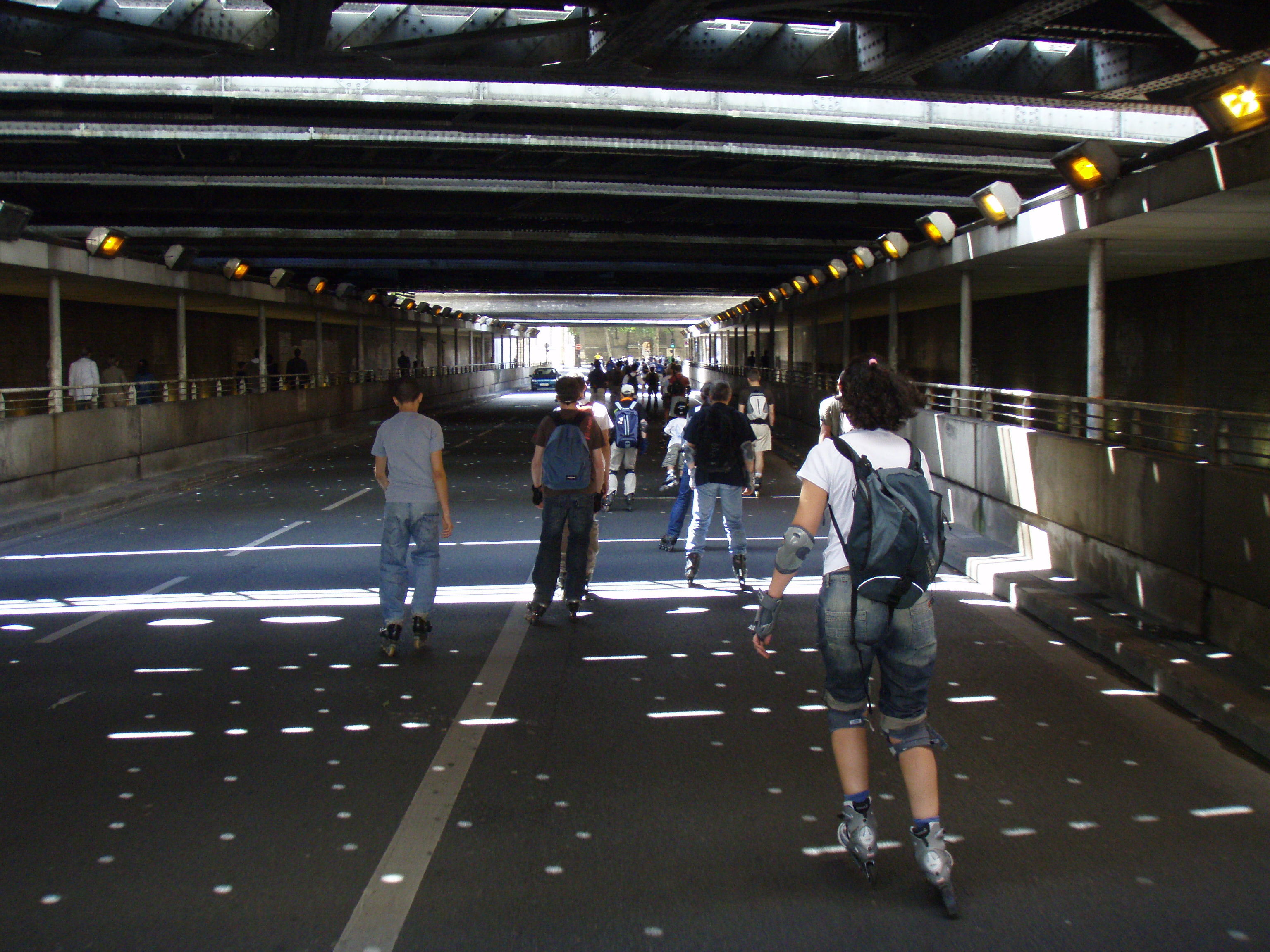 รูปถ่าย ฝรั่งเศส(France) ปารีส(Paris) เล่นสเก็ตในปารีส(Randonnee Roller et Coquillages) 2007-07 8