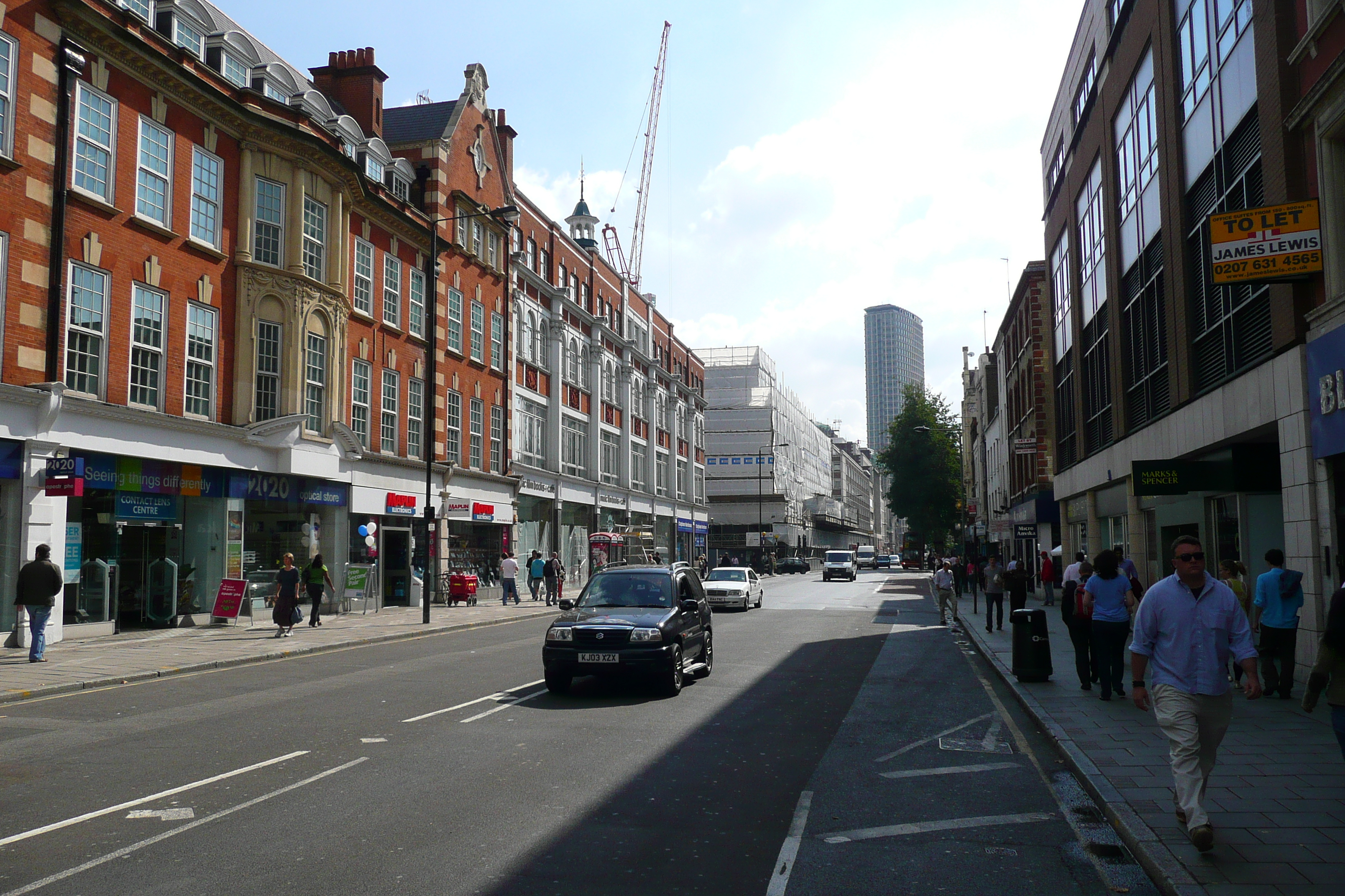 รูปถ่าย อังกฤษ(United Kingdom) ลอนดอน(London) ถนนท็อตแนมคอร์ต(Tottenham Court Road) 2007-09 75
