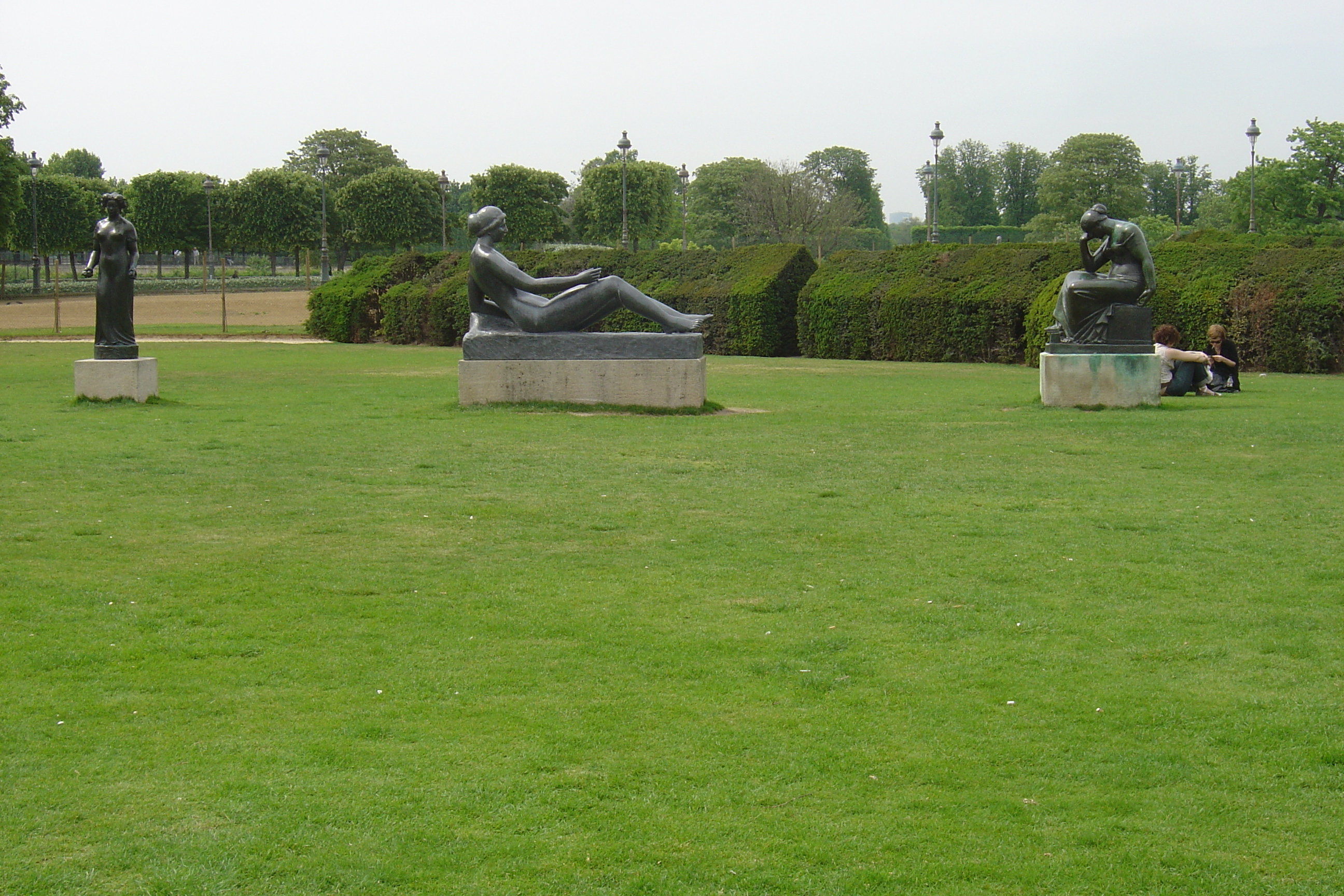 รูปถ่าย ฝรั่งเศส(France) ปารีส(Paris) สวนการูแซลแห่งลูฟวร์(Louvre Carrousel Garden) 2007-05 28