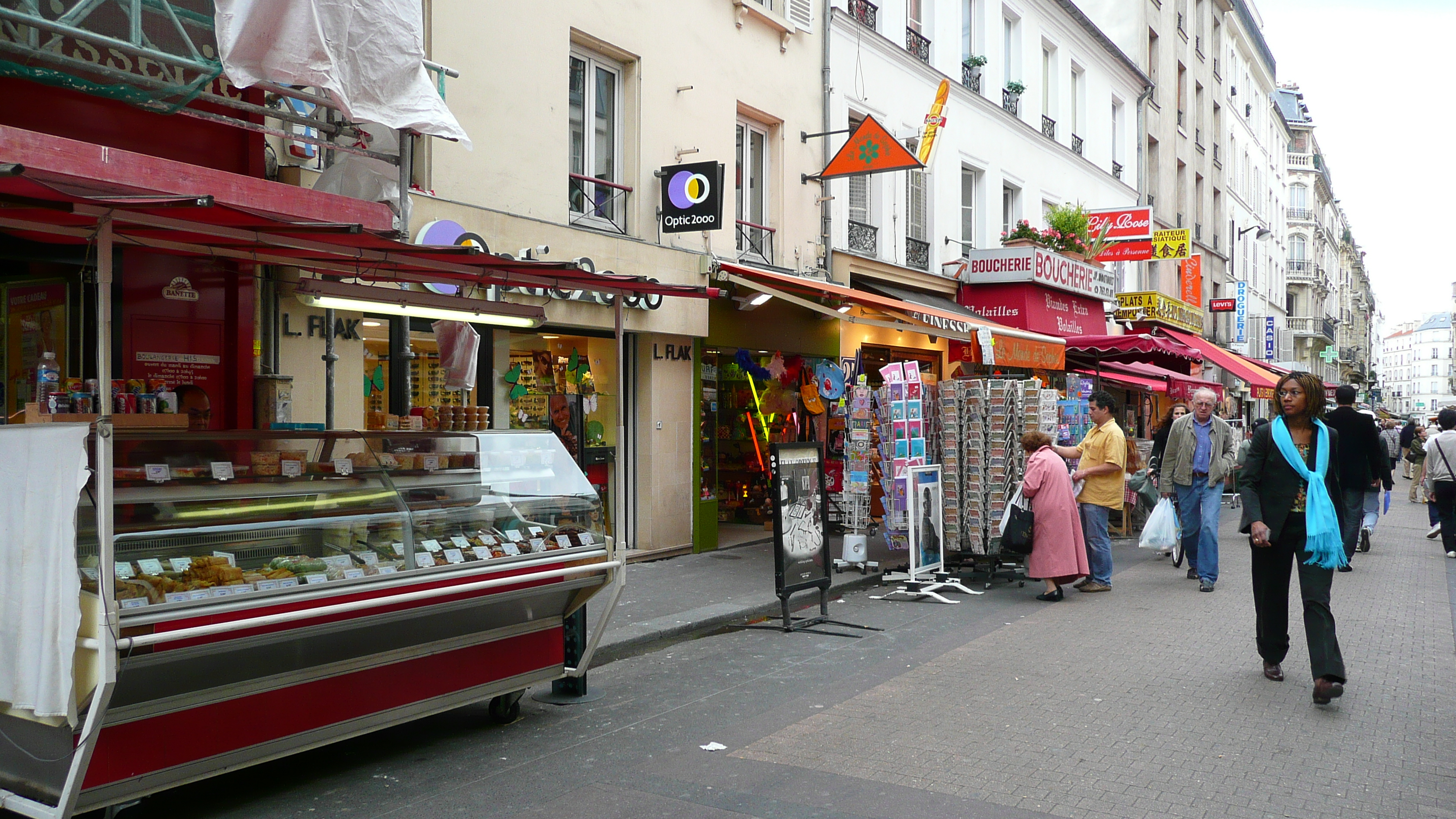 รูปถ่าย ฝรั่งเศส(France) ปารีส(Paris) คุ้มที่ 17 (17th Arrondissement) ถนนเลวี(Rue Levis) 2007-05 45