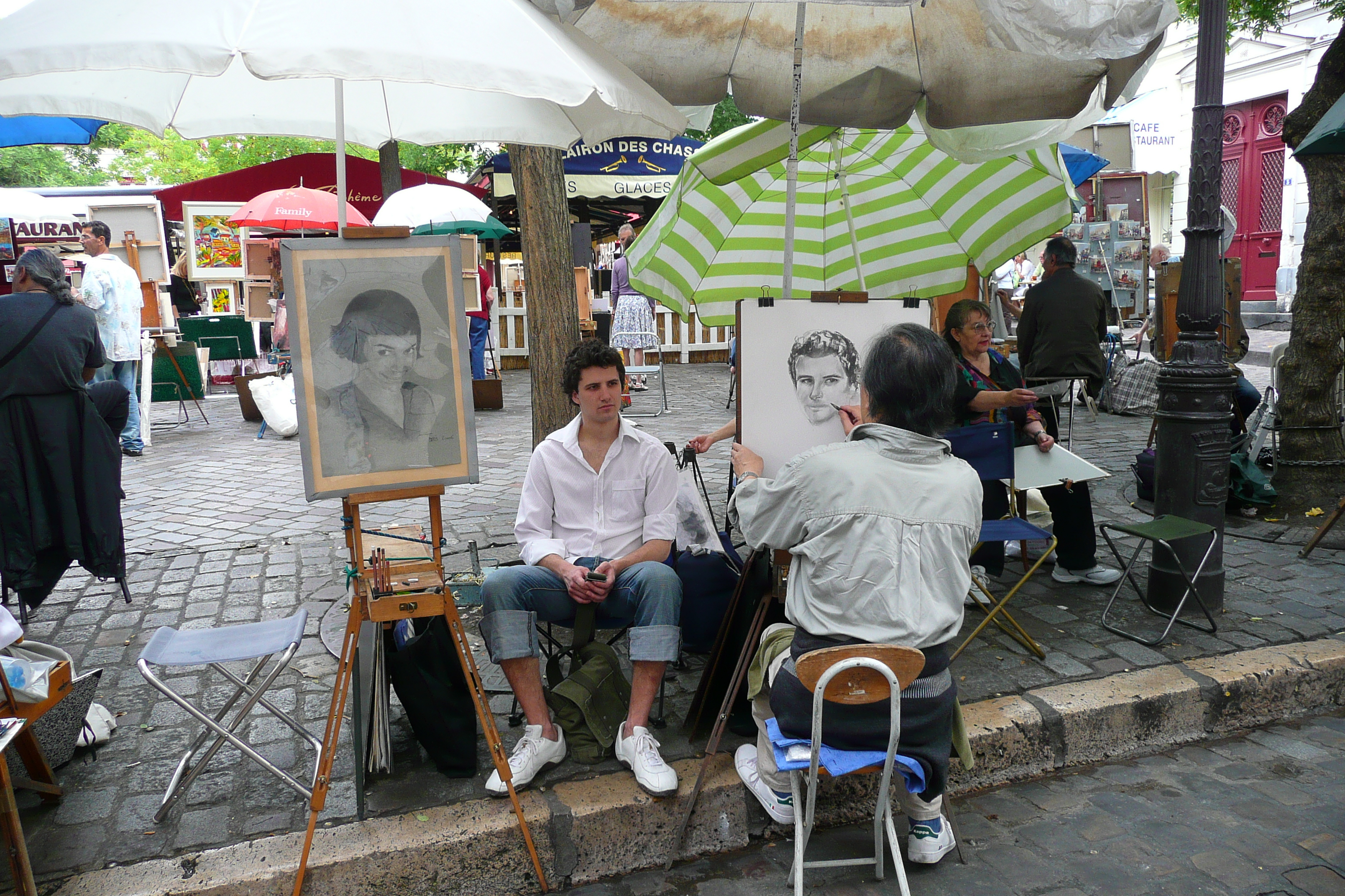 รูปถ่าย ฝรั่งเศส(France) ปารีส(Paris) จัตุรัสแตร์ทร์(Place du Tertre) 2007-06 3