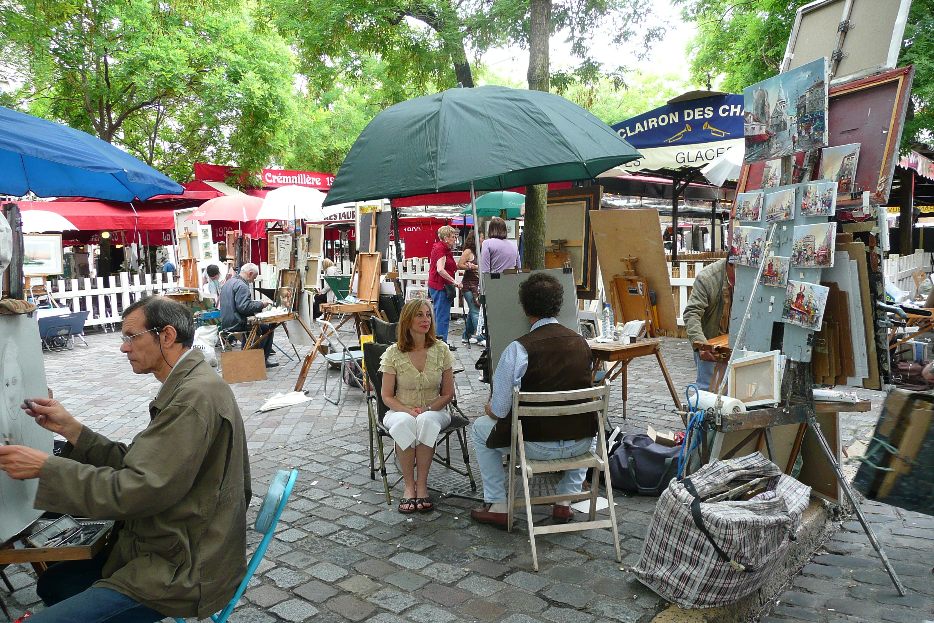 รูปถ่าย ฝรั่งเศส(France) ปารีส(Paris) จัตุรัสแตร์ทร์(Place du Tertre) 2007-06 38