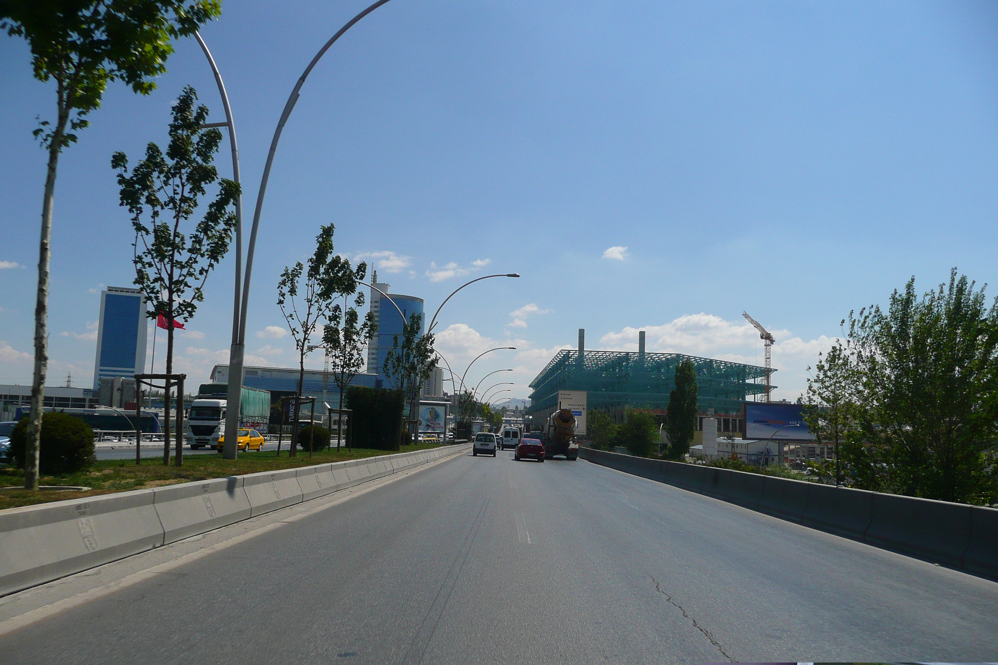 รูปถ่าย ตุรกี(Turkey) อังการา(Ankara) ถนนจากบิลเคนต์ไปอังการา(Bilkent to Ankara road) 2008-07 2