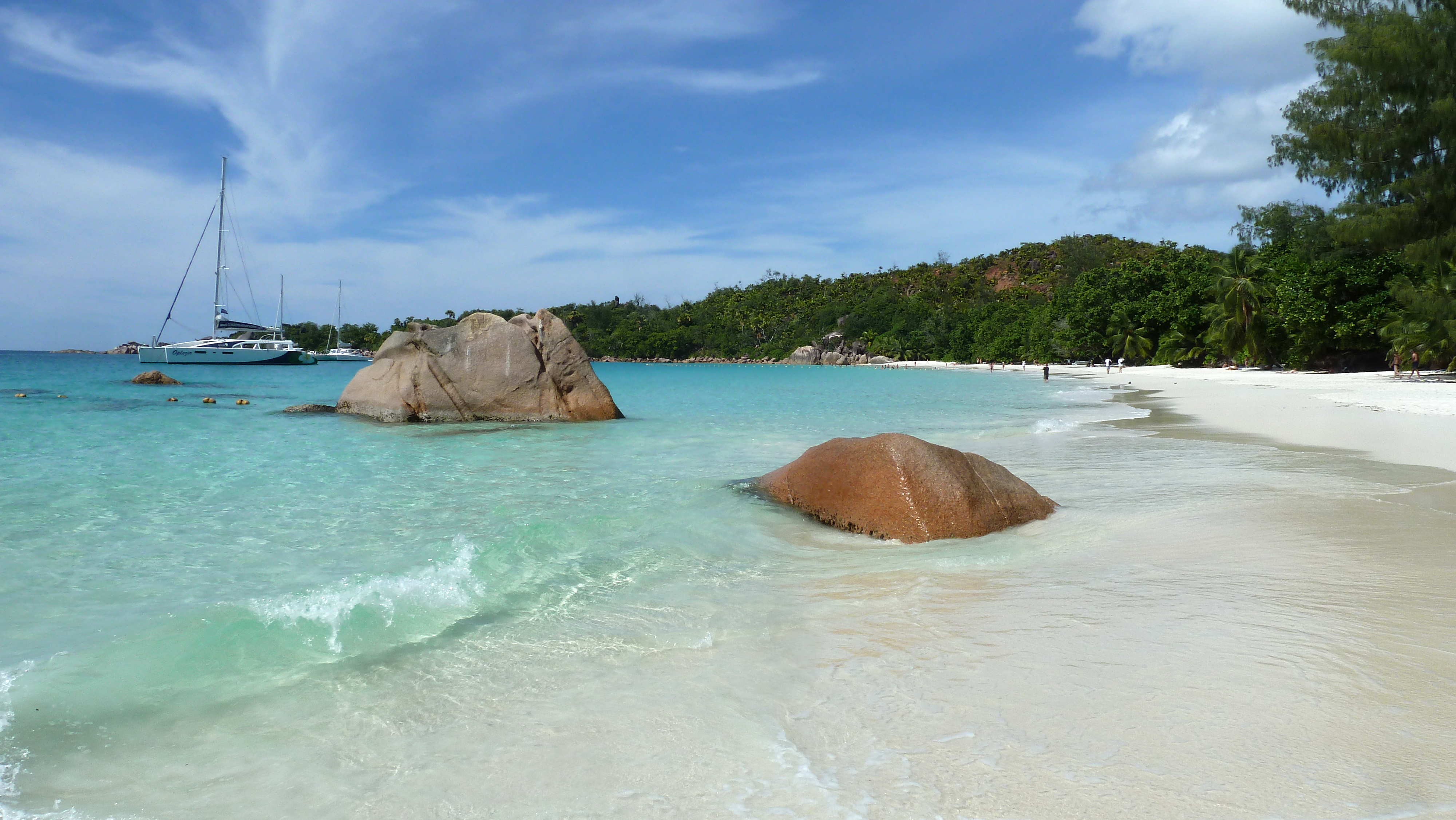 รูปถ่าย เซเชลส์(Seychelles) อ่าวอ็องส์ลาซิโอ(Anse Lazio) 2011-10 30