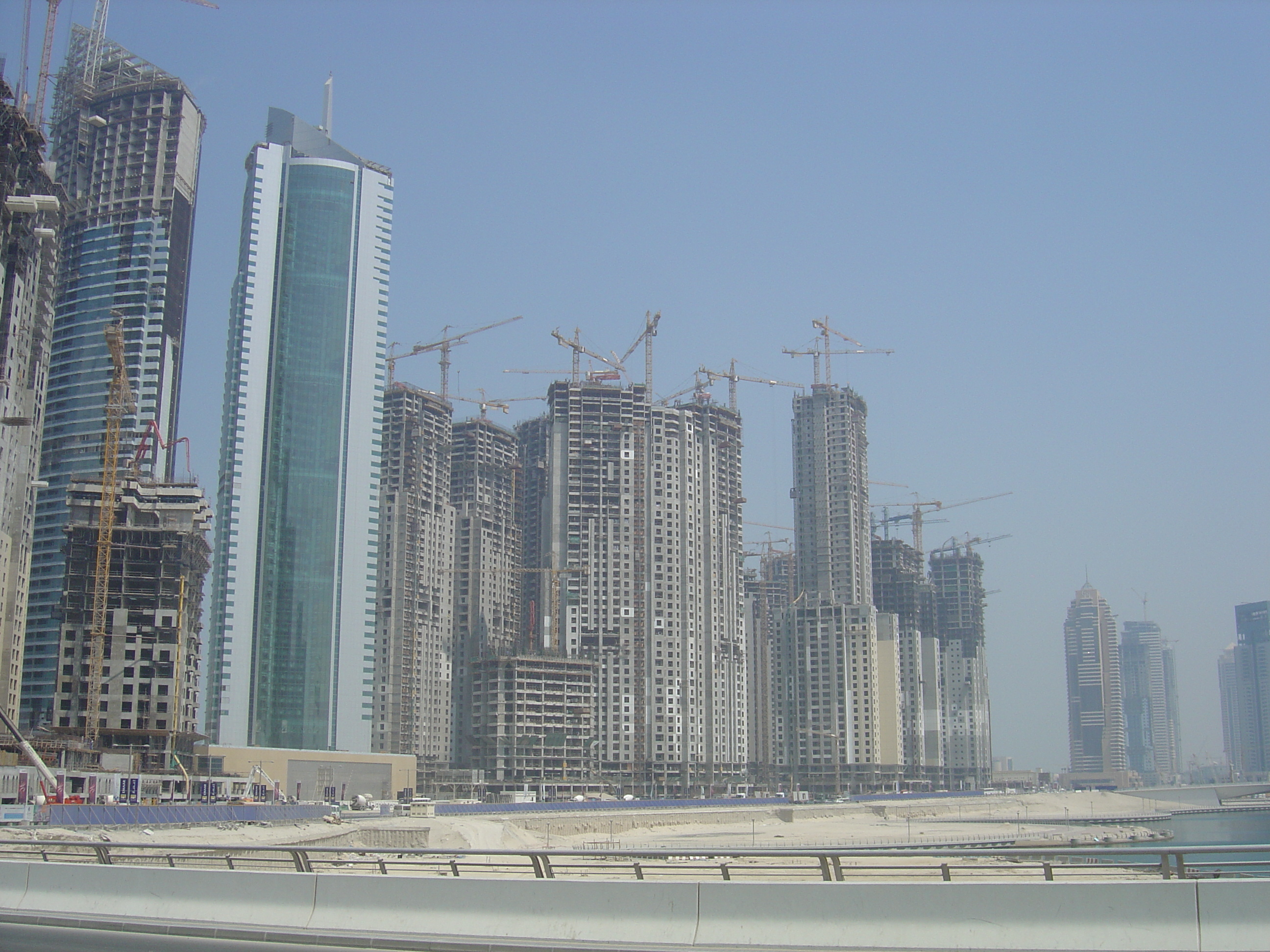 รูปถ่าย สหรัฐอาหรับเอมิเรตส์(United Arab Emirates) ดูไบ(Dubai) หาดจุมัยเราะห์(Jumeirah Beach) 2005-09 14