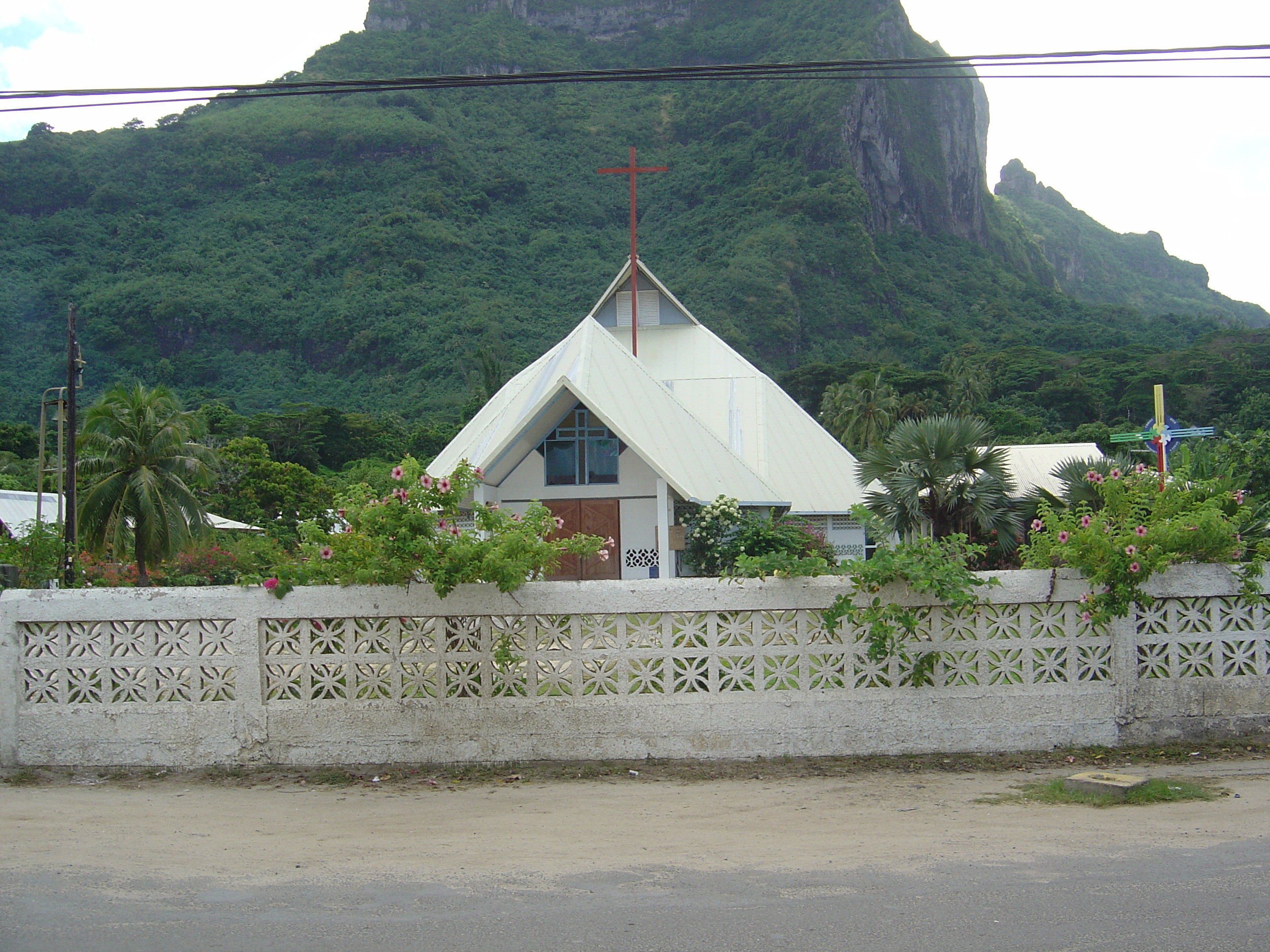 รูปถ่าย เฟรนช์โพลี่นีเซีย(Polynesia) โบราโบรา(Bora Bora) 2006-04 21