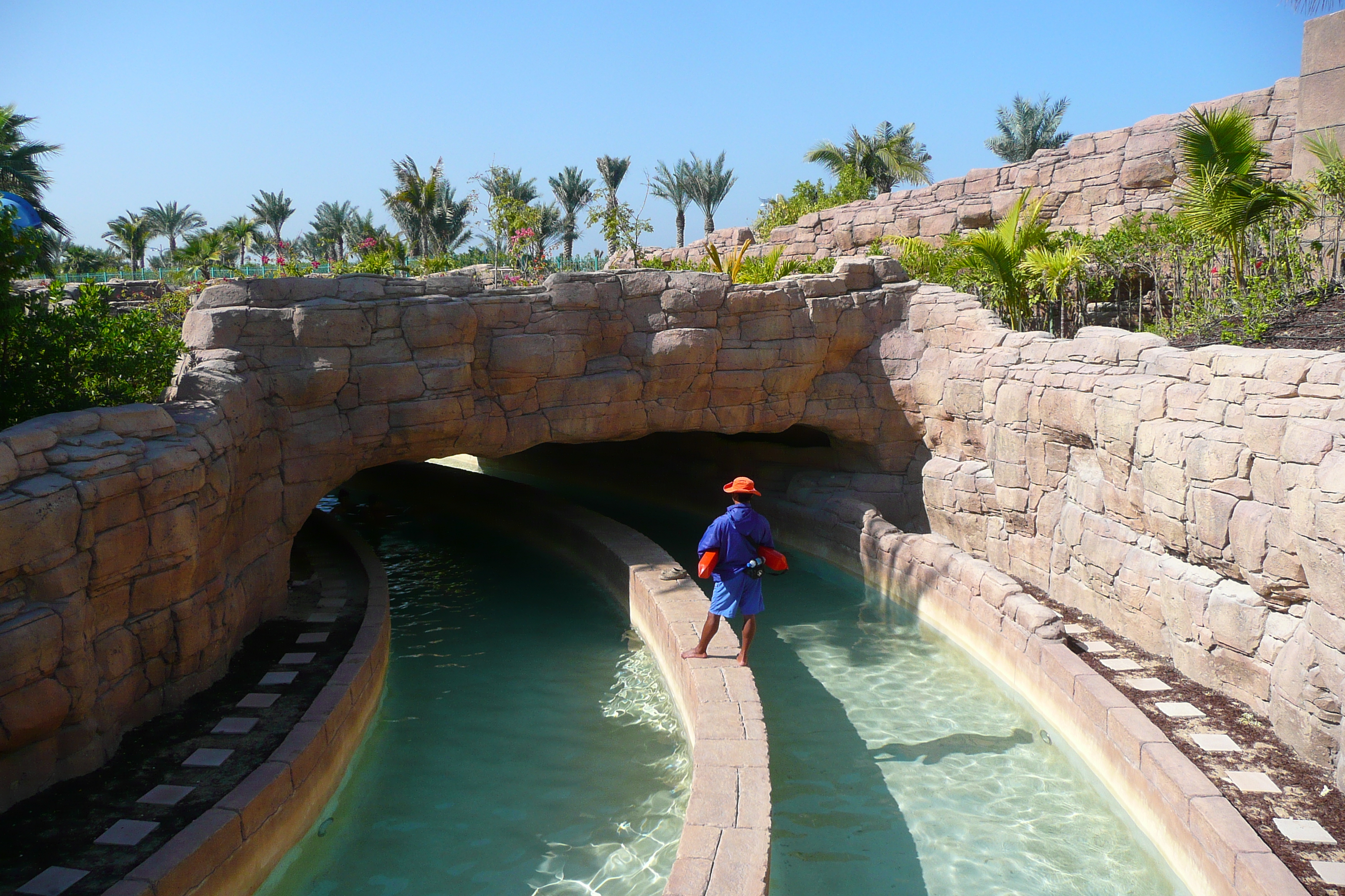รูปถ่าย สหรัฐอาหรับเอมิเรตส์(United Arab Emirates) ดูไบ(Dubai) สวนน้ำอควาเวนเจอร์ ดูไบ(Dubai Aquaventure) 2009-01 112