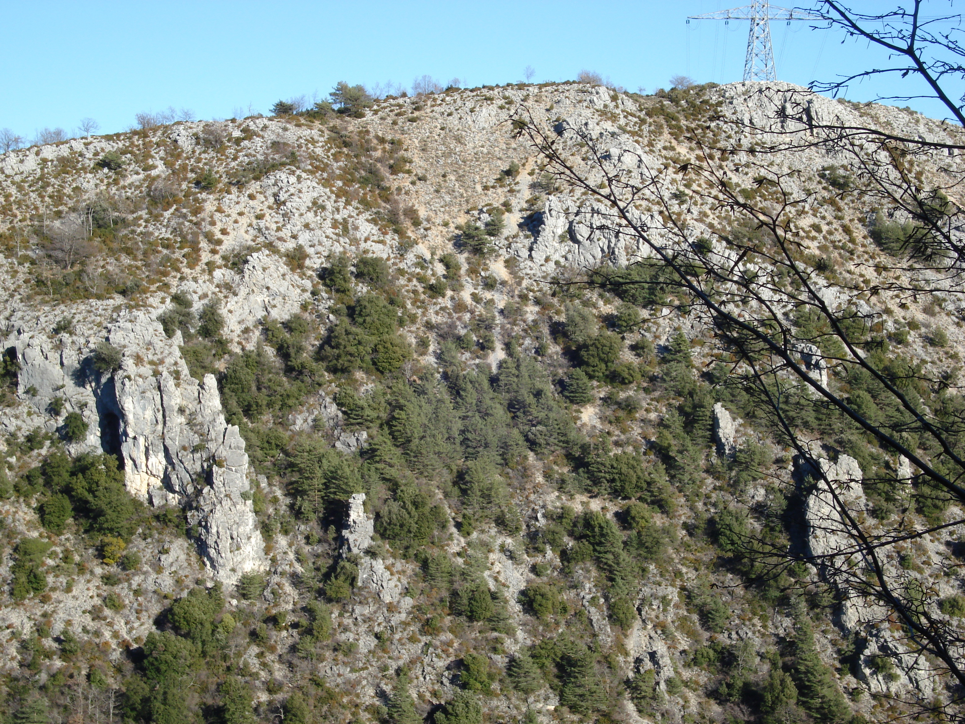 รูปถ่าย ฝรั่งเศส(France) เฟรนช์ริวิเอรา(French Riviera) ถนนจากว็องส์ไปกูร์เซอกูล(Vence to Coursegoule road) 2007-01 36