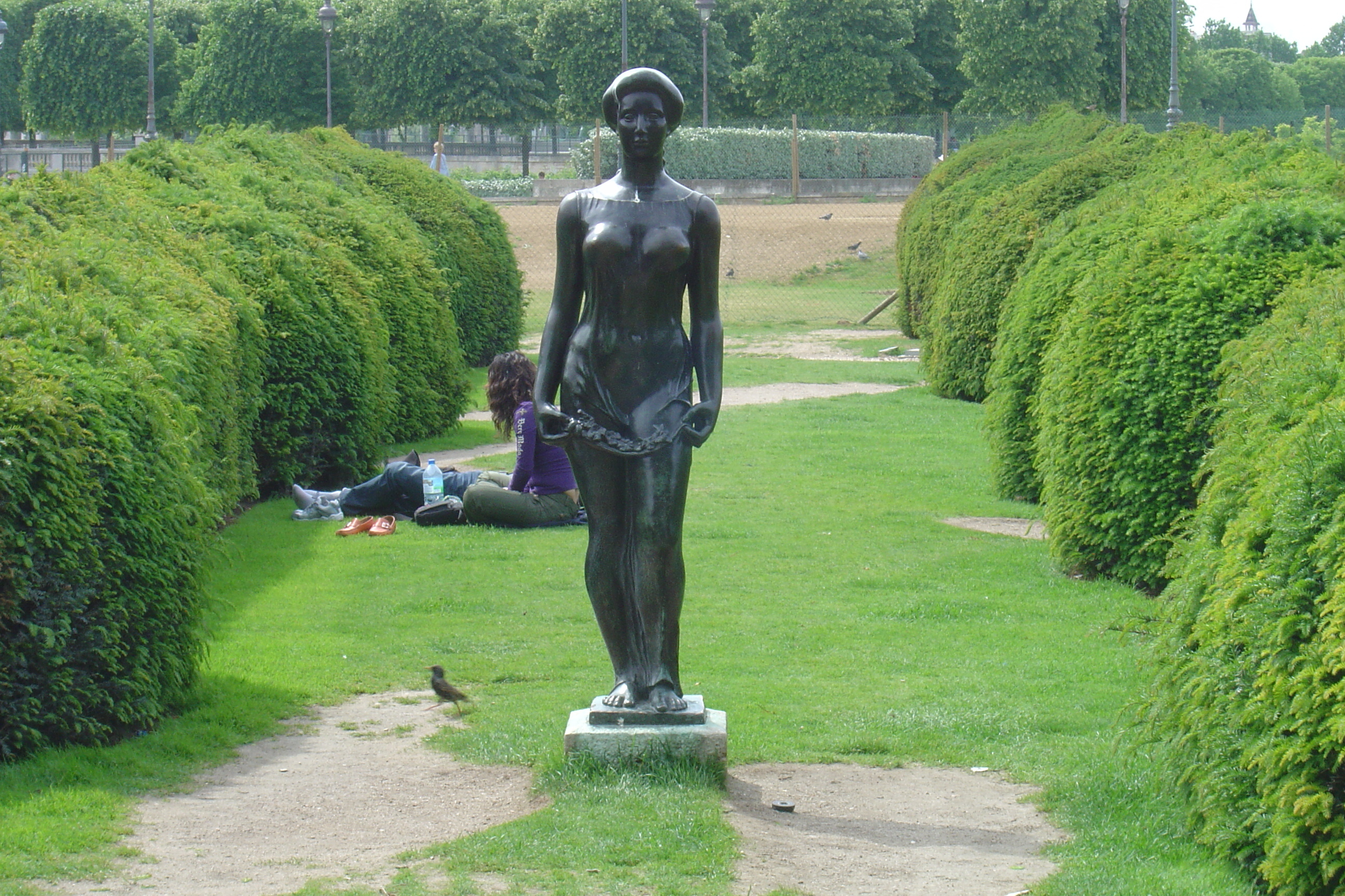 รูปถ่าย ฝรั่งเศส(France) ปารีส(Paris) สวนการูแซลแห่งลูฟวร์(Louvre Carrousel Garden) 2007-05 3