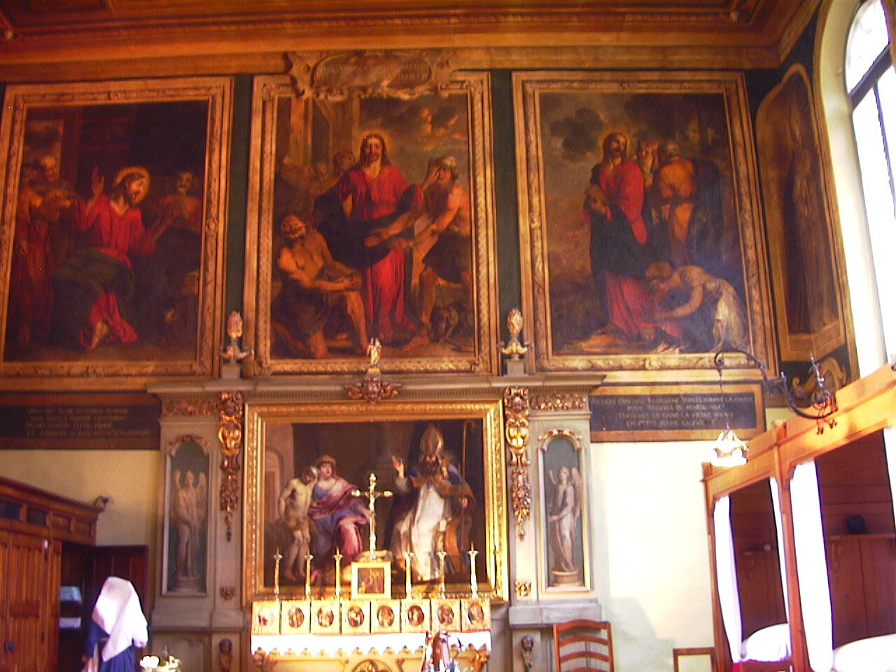 รูปถ่าย ฝรั่งเศส(France) โบนเนอ(Beaune) โรงพยาบาลเก่าโบน (ออสปิสเดอโบน)(Hospices de Beaune) 1999-06 8