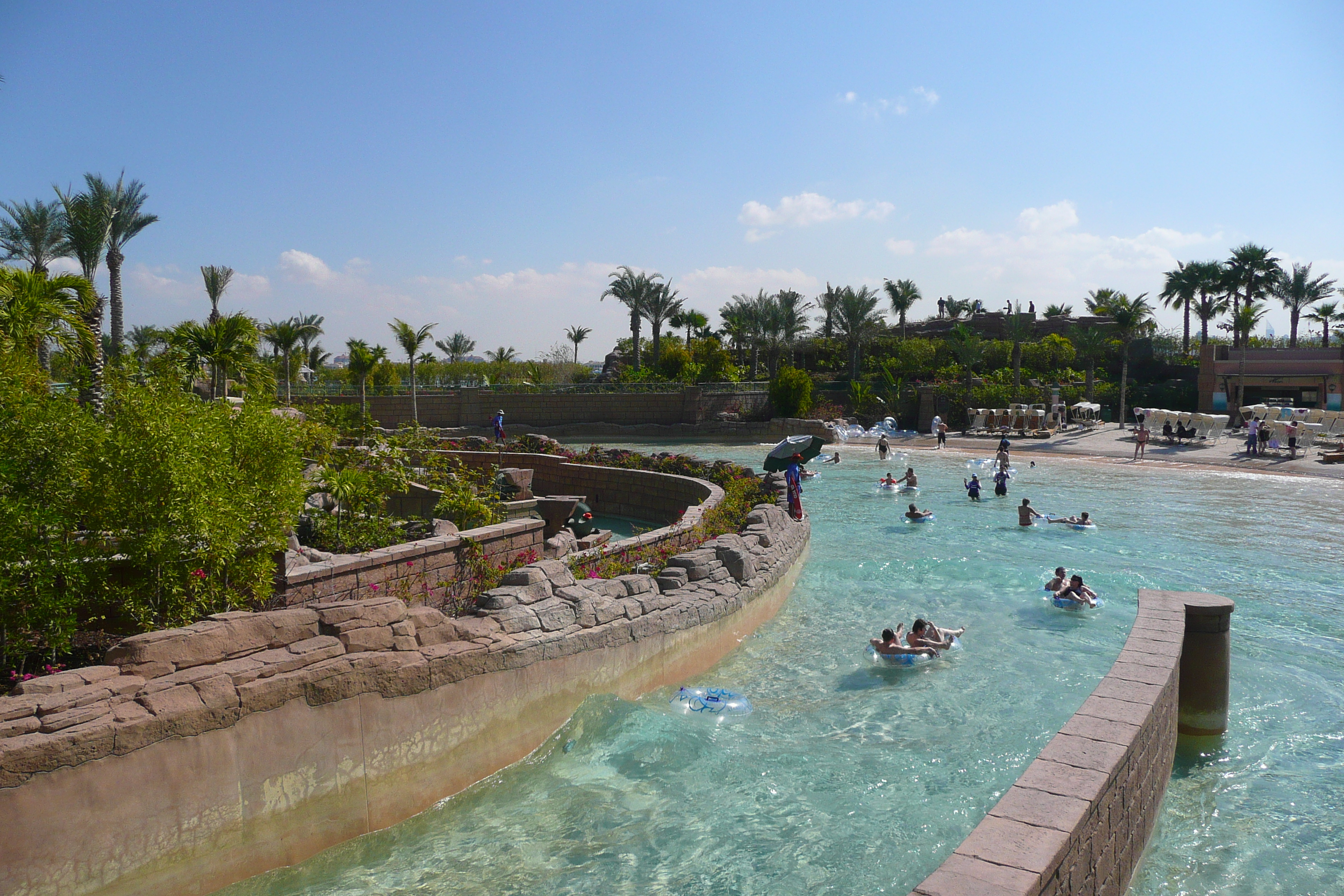 รูปถ่าย สหรัฐอาหรับเอมิเรตส์(United Arab Emirates) ดูไบ(Dubai) สวนน้ำอควาเวนเจอร์ ดูไบ(Dubai Aquaventure) 2009-01 175