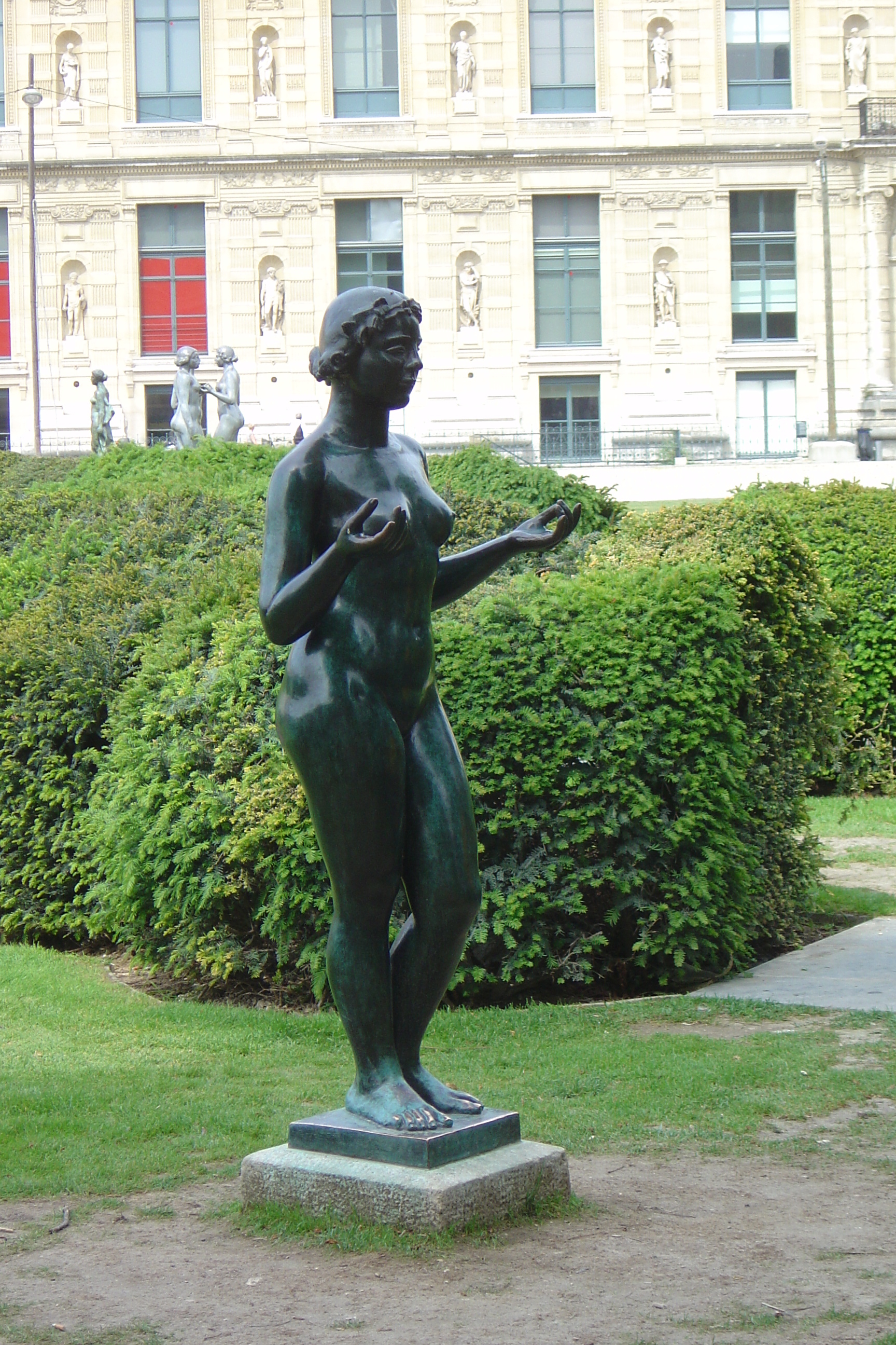 รูปถ่าย ฝรั่งเศส(France) ปารีส(Paris) สวนการูแซลแห่งลูฟวร์(Louvre Carrousel Garden) 2007-05 26