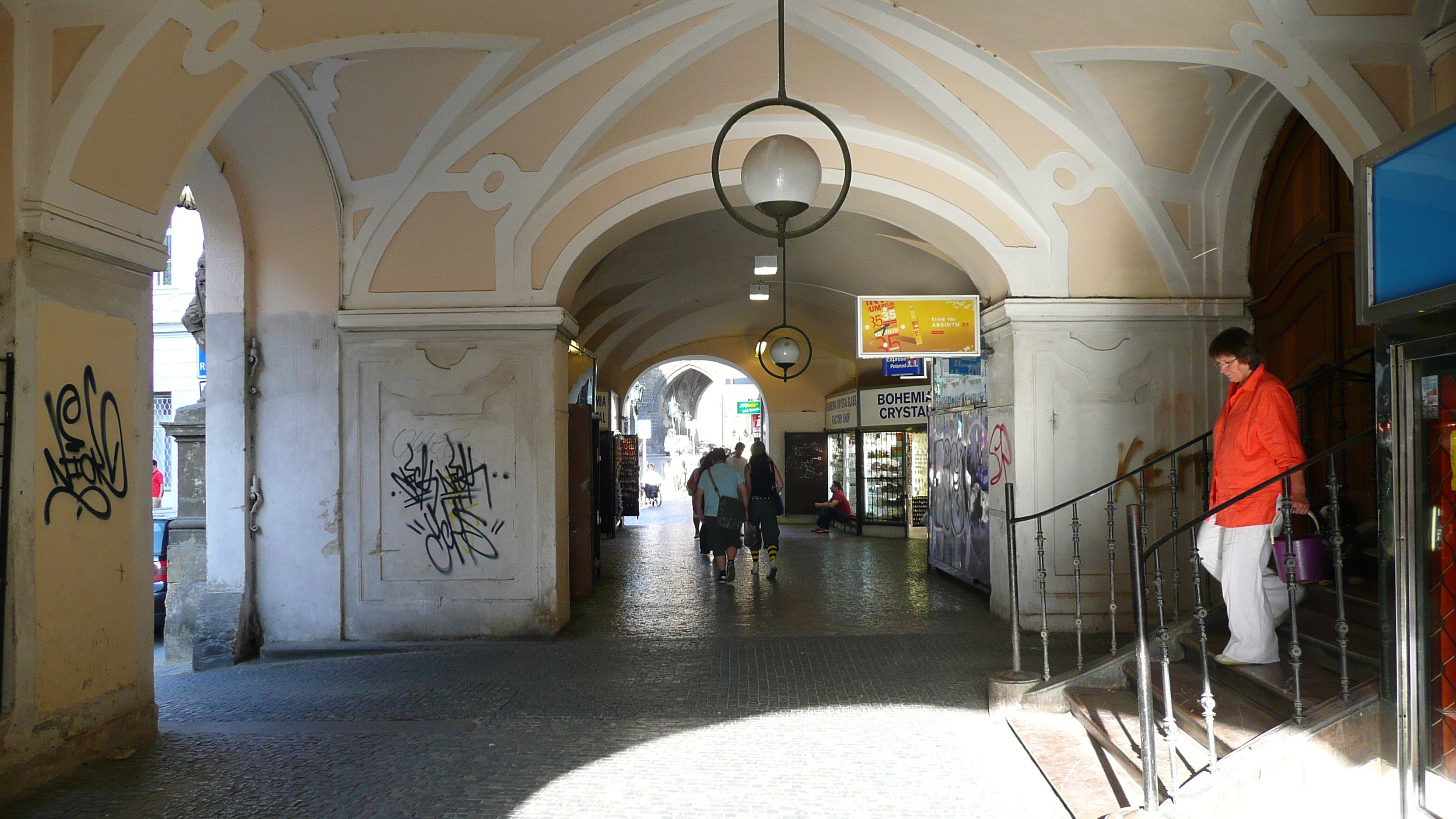 รูปถ่าย สาธารณรัฐเช็ก(Czech Republic) ปราก(Prague) เซเลทน่า(Celetna) 2007-07 2