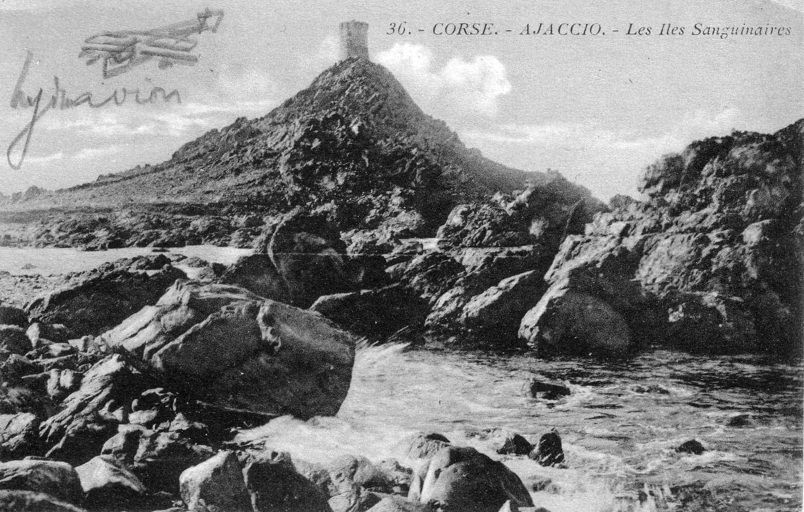 รูปถ่าย ฝรั่งเศส(France) คอร์สิคา(Corsica) โปสการ์ดเก่า(Old Postcards) 1900-01 335