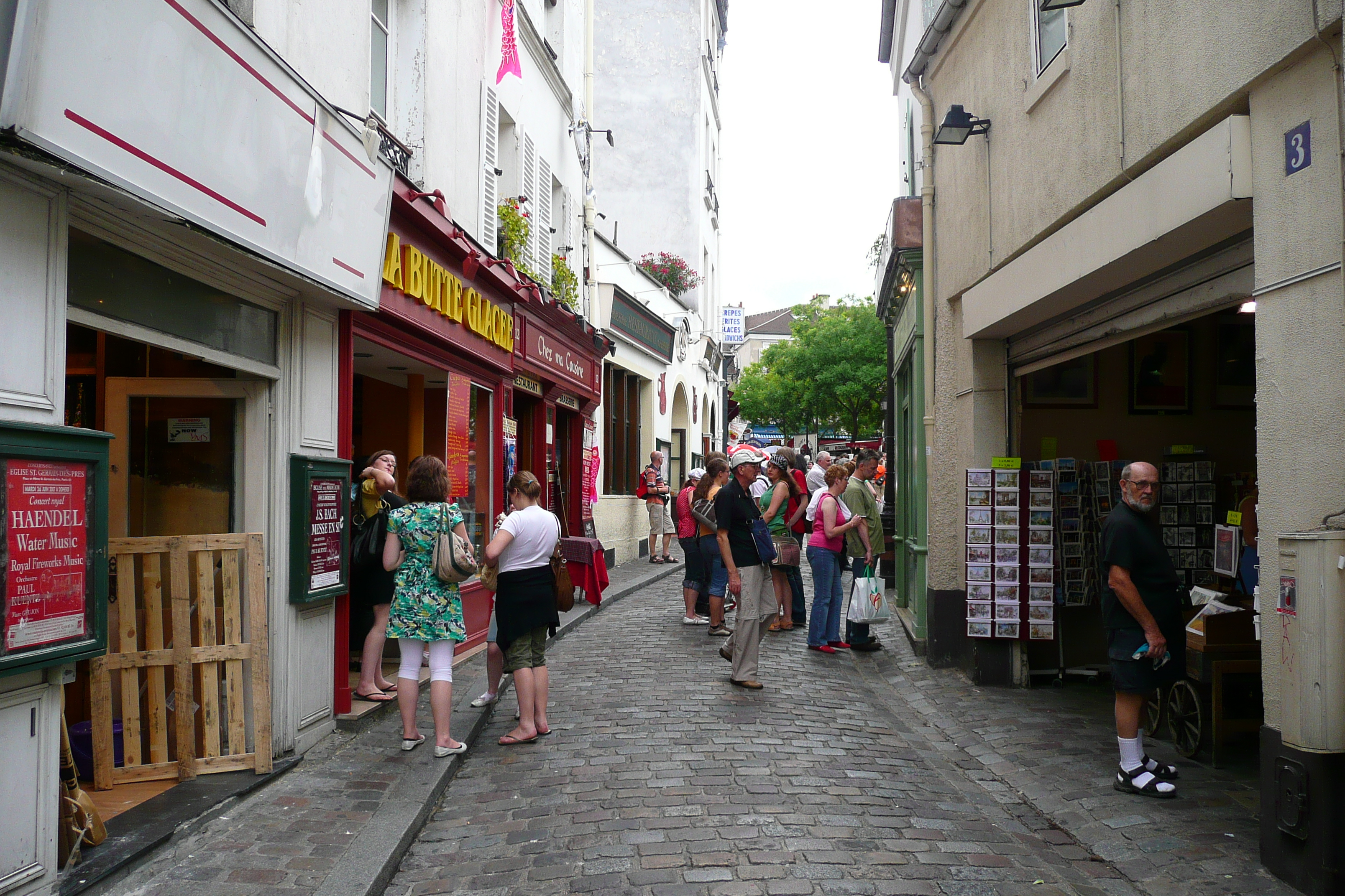 รูปถ่าย ฝรั่งเศส(France) ปารีส(Paris) มังท์มาร์เทรอ(Montmartre) 2007-06 30