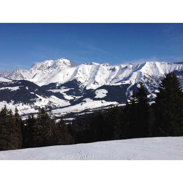 รูปถ่าย ฝรั่งเศส(France) เมแฌฟว์(Megeve) โรชบรุน(Rochebrune) 2012-02 2