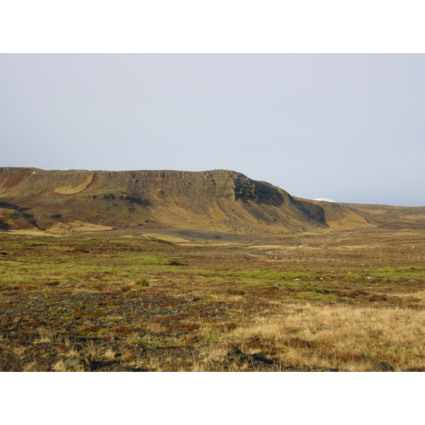 รูปถ่าย ไอซ์แลนด์(Iceland) ถนนหมายเลข 39 ไปเรคยาวิก(Road 39 to Reykjavik) 2003-03 6