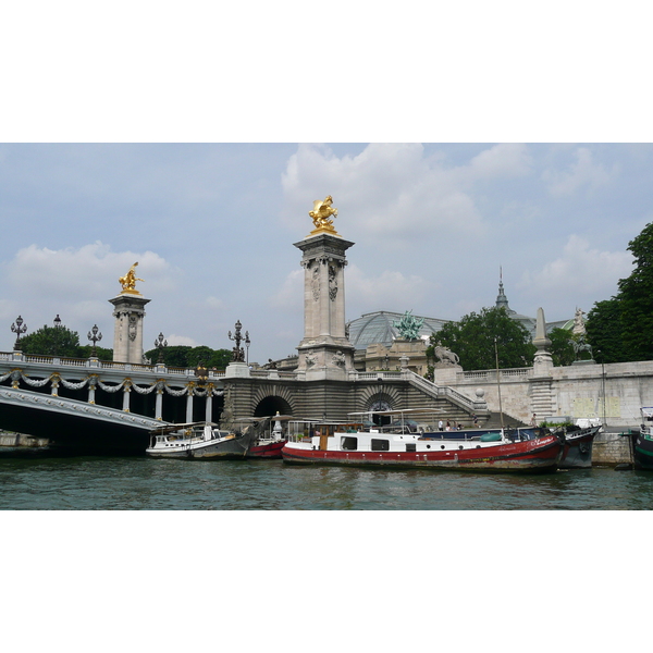รูปถ่าย ฝรั่งเศส(France) ปารีส(Paris) เรือบรรทุกชมเมือง(Peniches Parisiennes) 2007-06 15