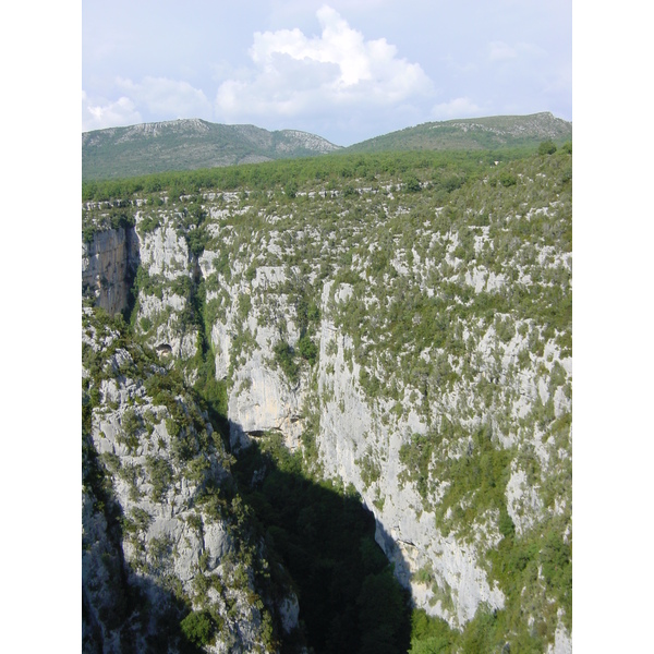รูปถ่าย ฝรั่งเศส(France) หุบผาชันแวร์ดง(Gorges du Verdon) 2002-09 12