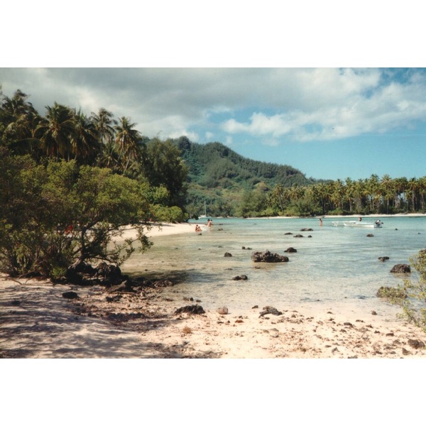 รูปถ่าย เฟรนช์โพลี่นีเซีย(Polynesia) มูเรีย(Moorea) 1993-04 17