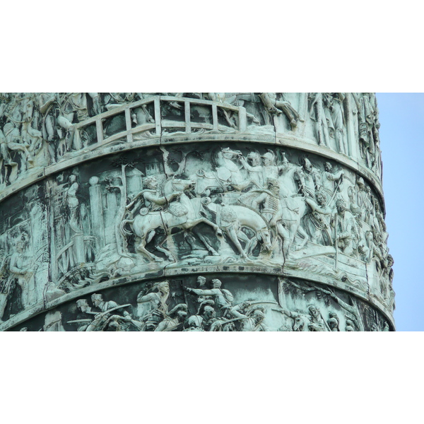รูปถ่าย ฝรั่งเศส(France) ปารีส(Paris) จัตุรัสว็องโดม(Place Vendome) เสาว็องโดม(Colonne de Vendome) 2007-07 1