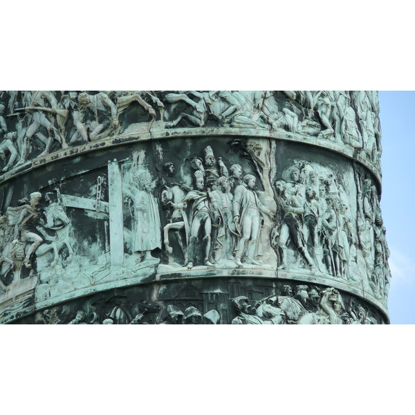 รูปถ่าย ฝรั่งเศส(France) ปารีส(Paris) จัตุรัสว็องโดม(Place Vendome) เสาว็องโดม(Colonne de Vendome) 2007-07 5