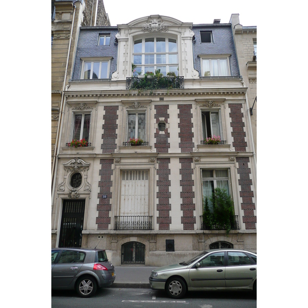 รูปถ่าย ฝรั่งเศส(France) ปารีส(Paris) ถนนอ็องแปร์(Rue Ampere) 2007-06 16