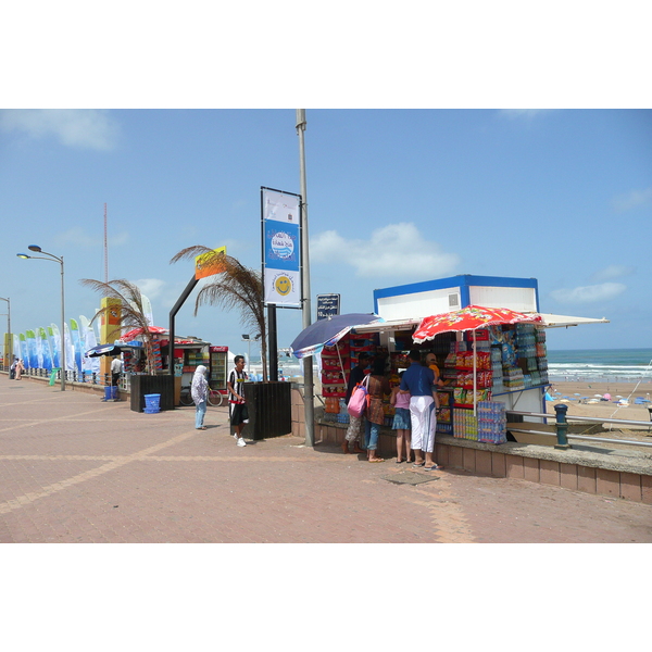 รูปถ่าย โมร็อกโก(Morocco) คาซาบลังกา(Casablanca) ถนนเลียบทะเลคาซาบลังกา(Casablanca Corniche) 2008-07 1