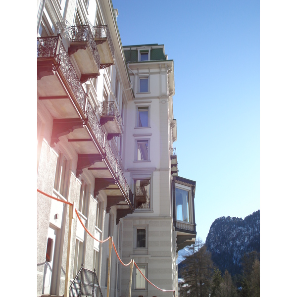 รูปถ่าย สวิสเซอร์แลนด์(Switzerland) ปองเทรซีน่า(Pontresina) โรงแรมแกรนด์โครเนนโฮฟ(Grand Hotel Kronenhof) 2007-01 86