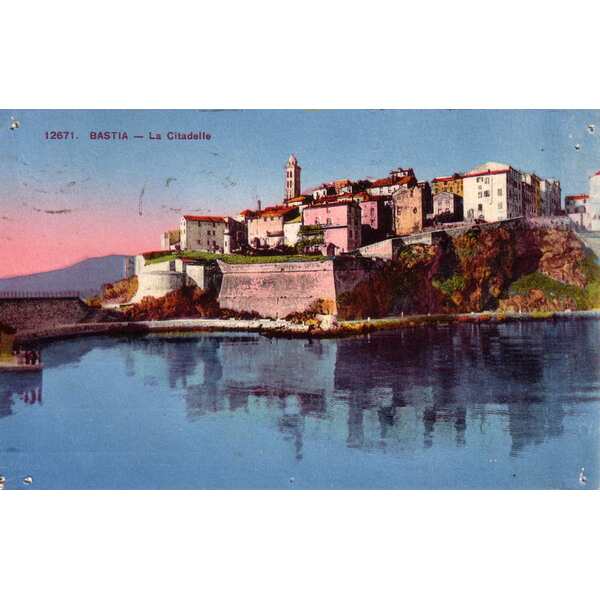รูปถ่าย ฝรั่งเศส(France) คอร์สิคา(Corsica) โปสการ์ดเก่า(Old Postcards) บาสเทีย(Bastia) 1900-01 28