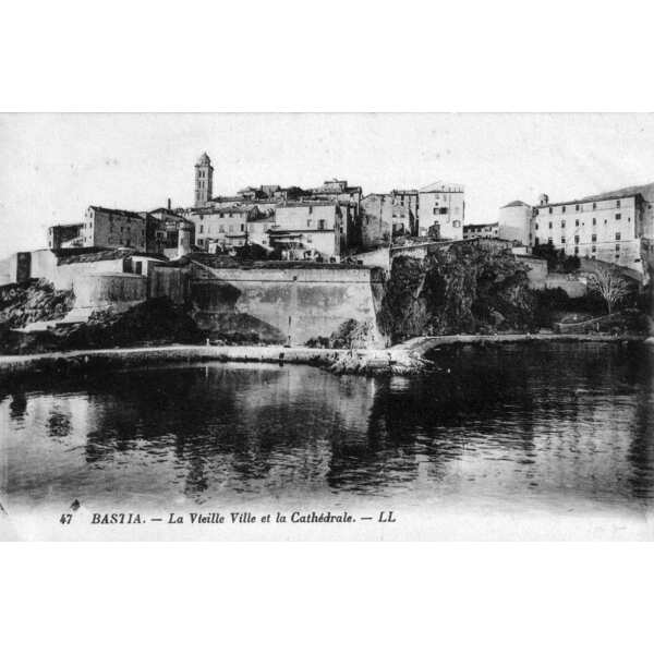 รูปถ่าย ฝรั่งเศส(France) คอร์สิคา(Corsica) โปสการ์ดเก่า(Old Postcards) บาสเทีย(Bastia) 1900-01 147