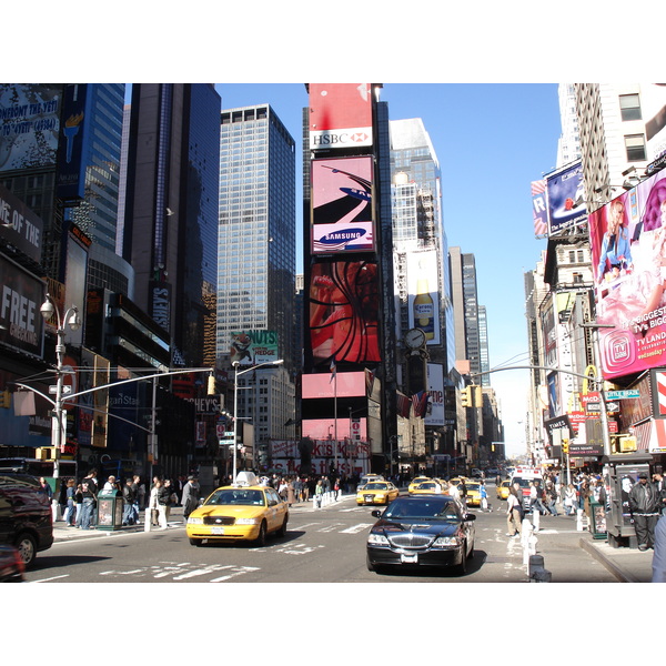 รูปถ่าย สหรัฐอเมริกา(United States) นิวยอร์ก(New York) ไทม์สแควร์(Times Square) 2006-03 21