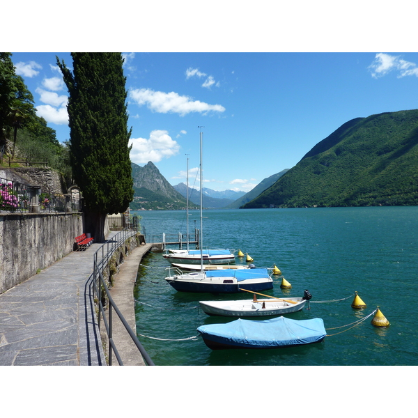 รูปถ่าย สวิสเซอร์แลนด์(Switzerland) กันเดรีย(Gandria) 2009-06 7