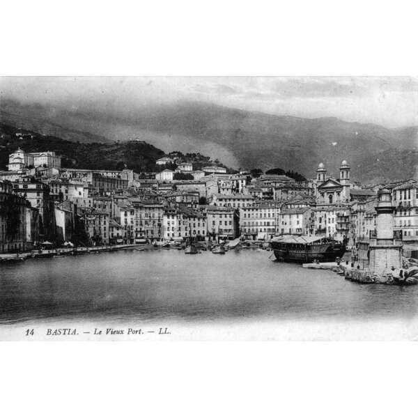 รูปถ่าย ฝรั่งเศส(France) คอร์สิคา(Corsica) โปสการ์ดเก่า(Old Postcards) บาสเทีย(Bastia) 1900-01 19