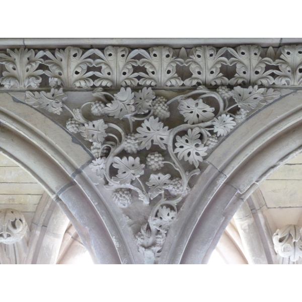 รูปถ่าย ฝรั่งเศส(France) มงแซ็งมีแชล(Mont St Michel) ระเบียงคดแอบบีมงแซ็งมีแชล(Mont St Michel Abbey Cloister) 2010-04 78