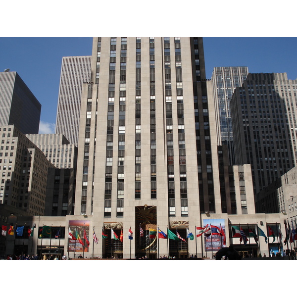 รูปถ่าย สหรัฐอเมริกา(United States) นิวยอร์ก(New York) ร็อกกีเฟลเลอร์เซ็นเตอร์(Rockefeller Center) 2006-03 2