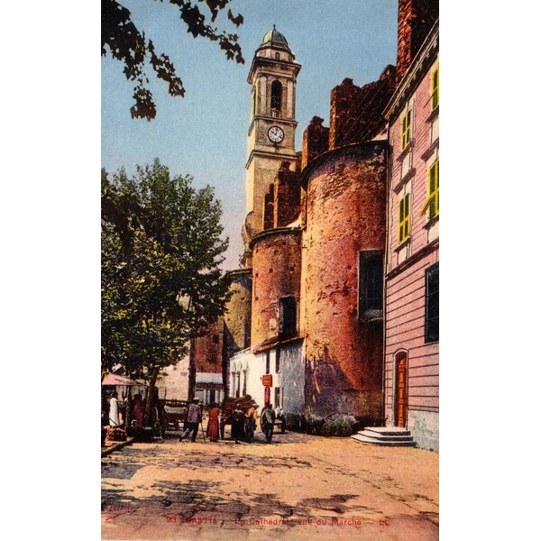 รูปถ่าย ฝรั่งเศส(France) คอร์สิคา(Corsica) โปสการ์ดเก่า(Old Postcards) บาสเทีย(Bastia) 1900-01 17