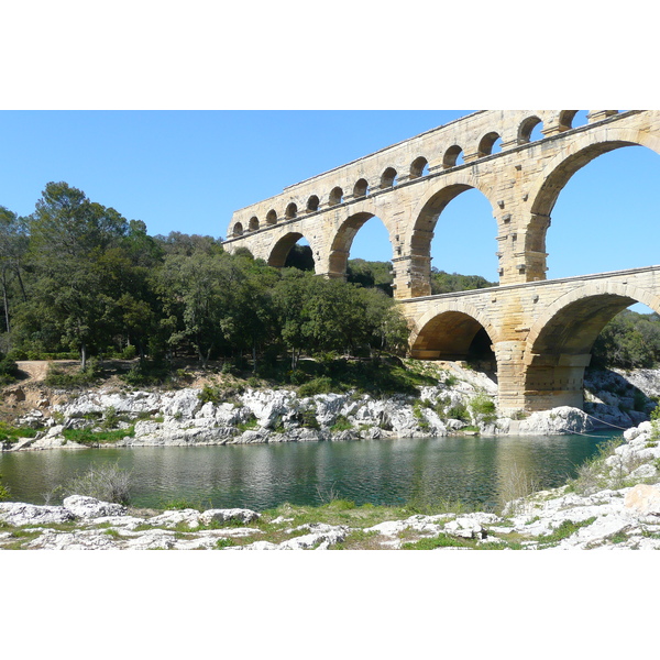 รูปถ่าย ฝรั่งเศส(France) สะพานปงดูการ์(Pont du Gard) 2008-04 27