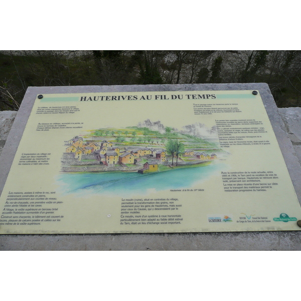 รูปถ่าย ฝรั่งเศส(France) หุบผาชันตาร์น(Gorges du Tarn) 2008-04 23