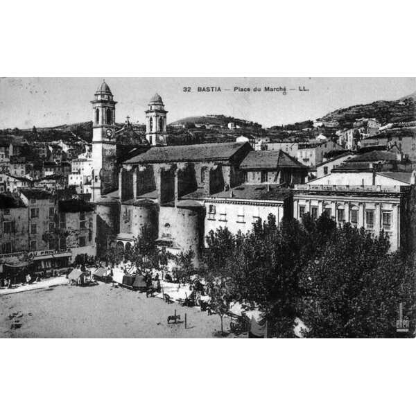 รูปถ่าย ฝรั่งเศส(France) คอร์สิคา(Corsica) โปสการ์ดเก่า(Old Postcards) บาสเทีย(Bastia) 1900-01 135