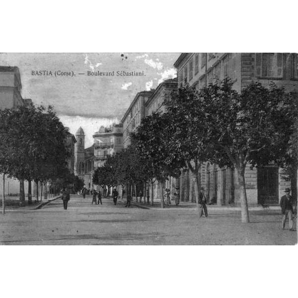 รูปถ่าย ฝรั่งเศส(France) คอร์สิคา(Corsica) โปสการ์ดเก่า(Old Postcards) บาสเทีย(Bastia) 1900-01 150
