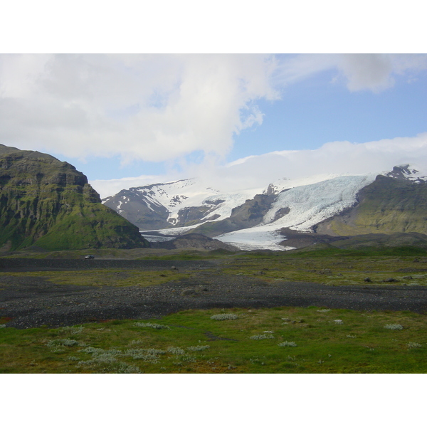รูปถ่าย ไอซ์แลนด์(Iceland) ถนนหมายเลข 1 จากโยกุลซาร์เลานไปวีก(Road 1 Jokulsarlon to vik) 2003-06 31
